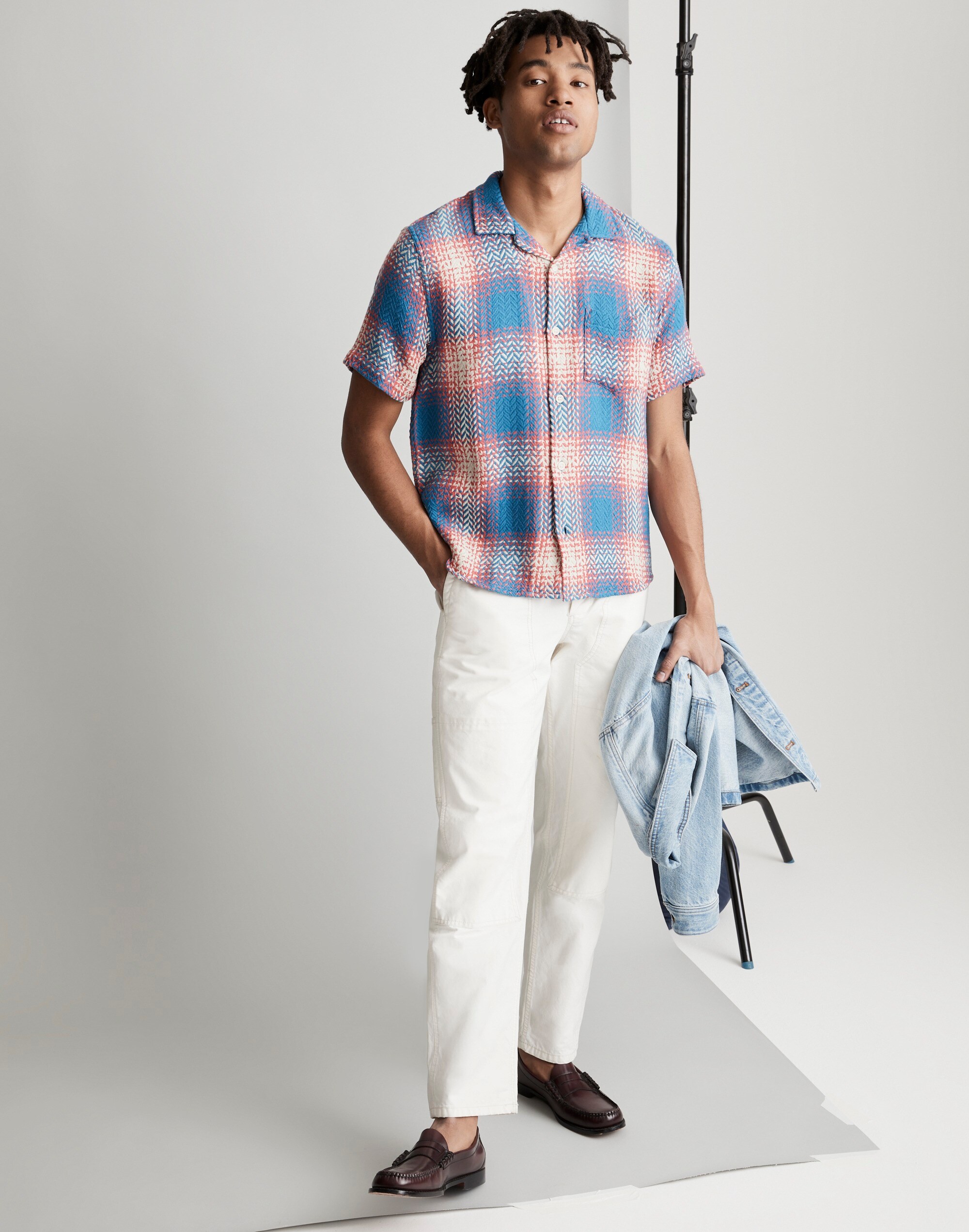 Corridor&reg; Firecracker Acid Plaid Short-Sleeve Shirt