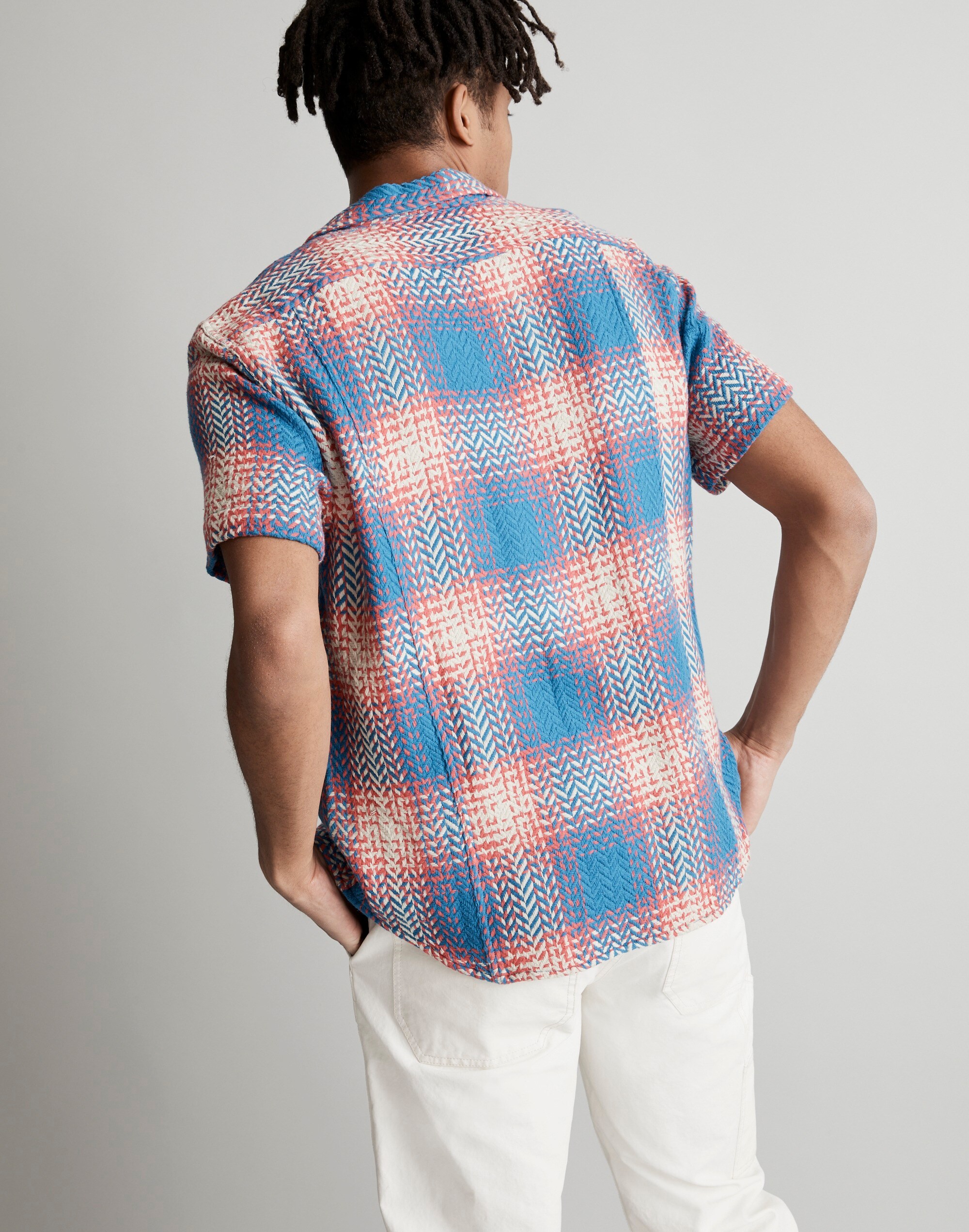 Corridor&reg; Firecracker Acid Plaid Short-Sleeve Shirt