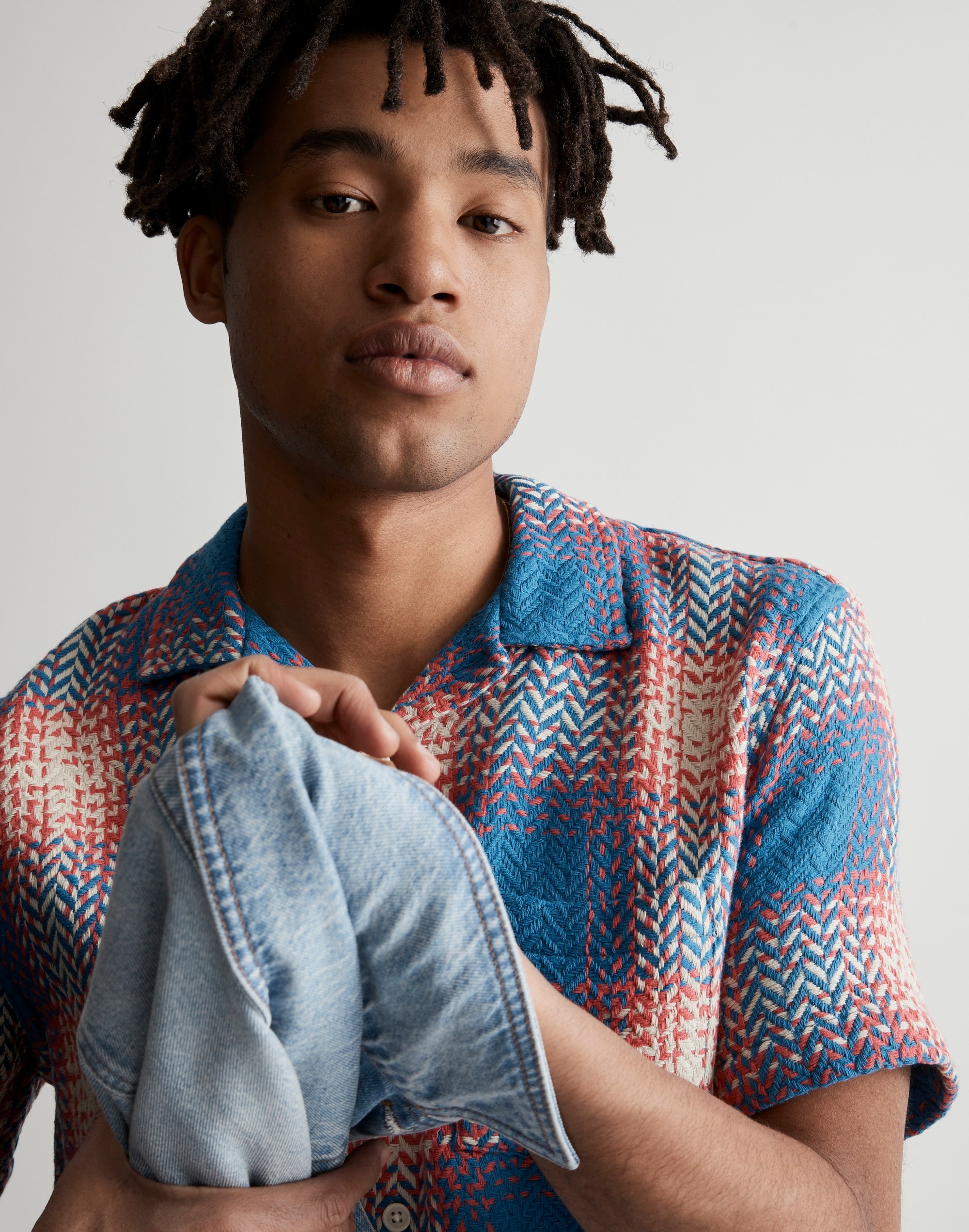 Corridor&reg; Firecracker Acid Plaid Short-Sleeve Shirt