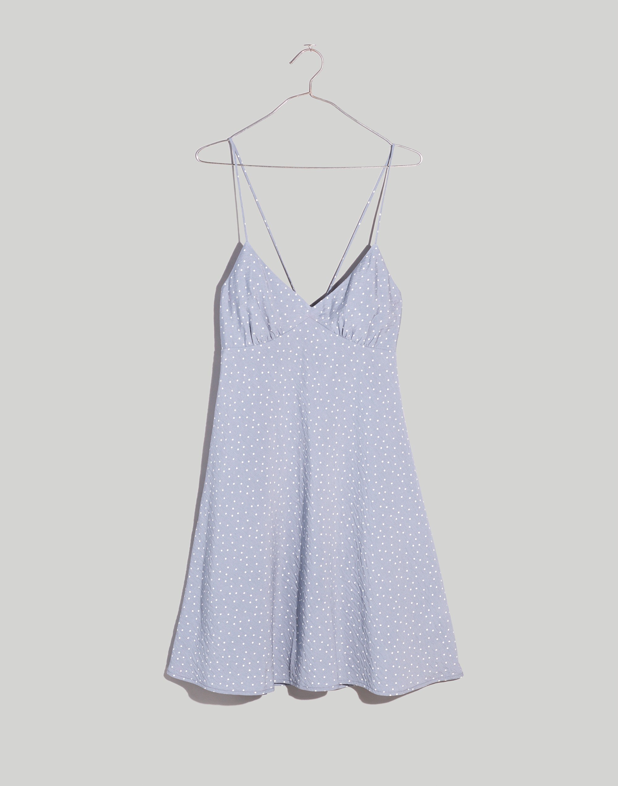 The Layton Mini Slip Dress in Dot
