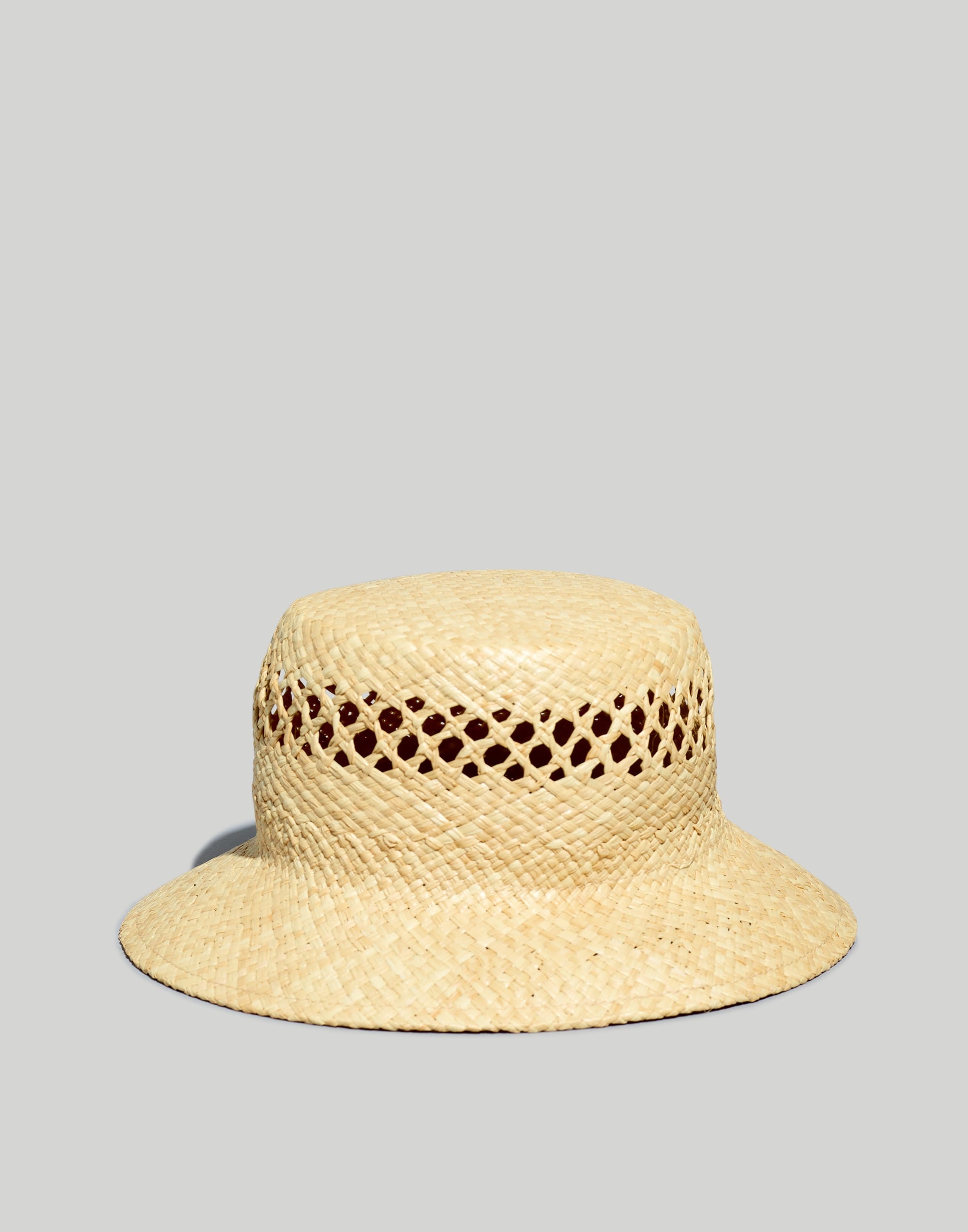Straw Bucket Hat