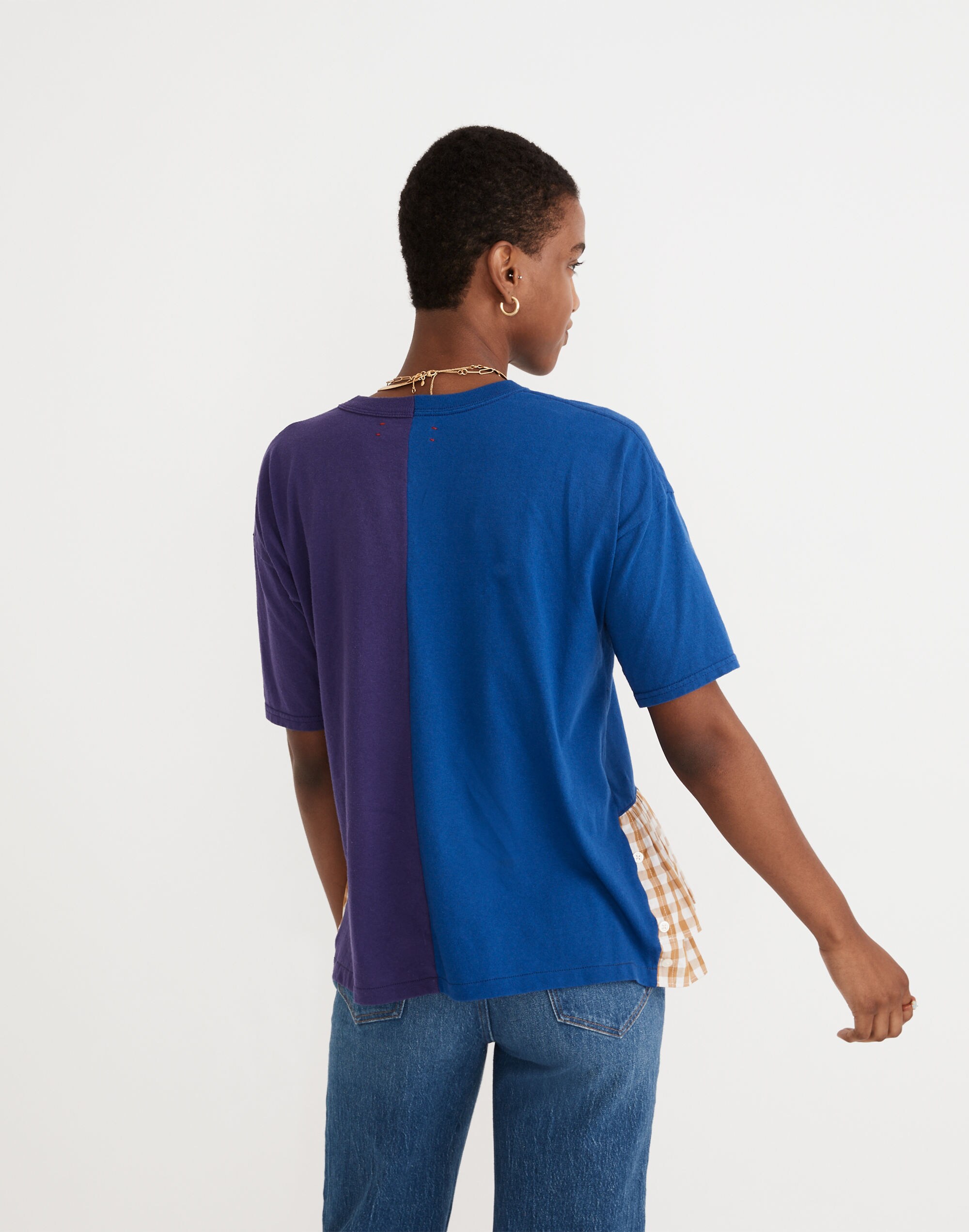 Madewell x Rentrayage Upcycled Peplum Graphic Tee