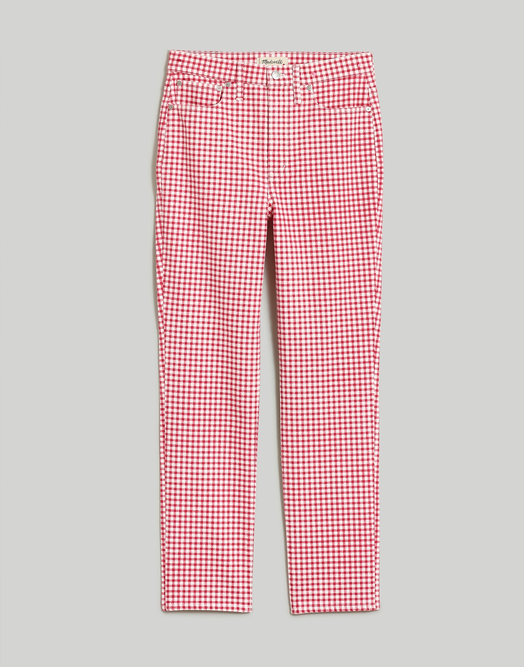The Perfect Vintage Jean in Gingham Check