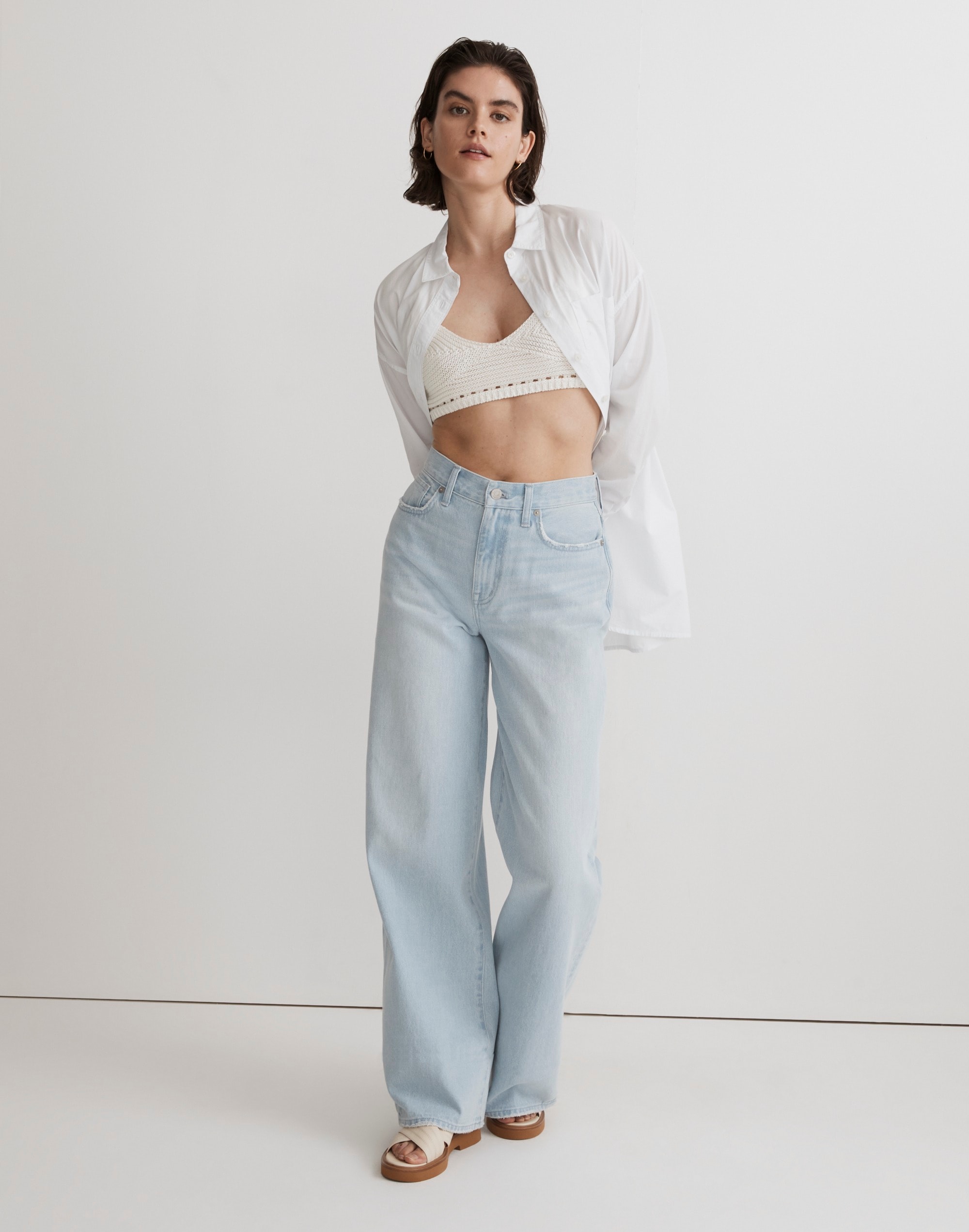 superwide-leg jeans in lafontaine wash