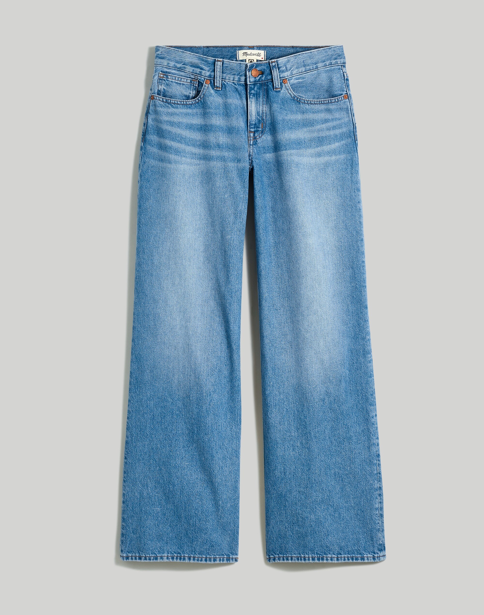 Low-Rise Superwide-Leg Jeans