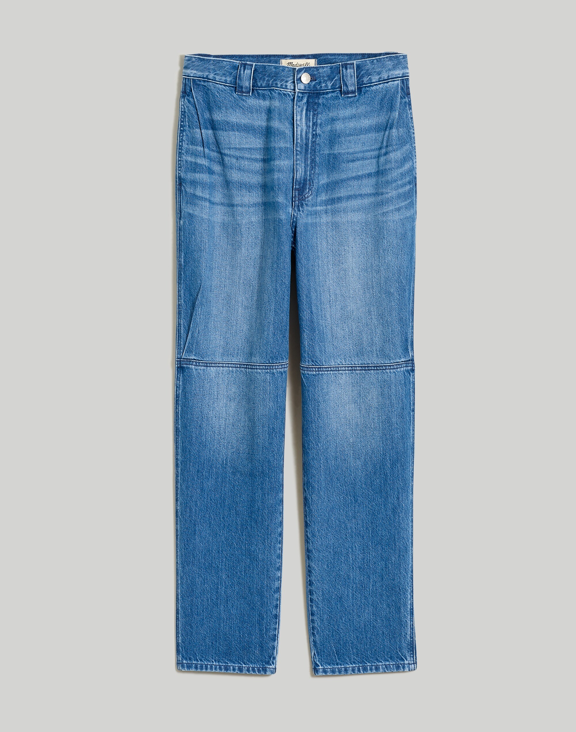 High-Rise Tapered Jeans in Ventnor Wash: Pleat Edition