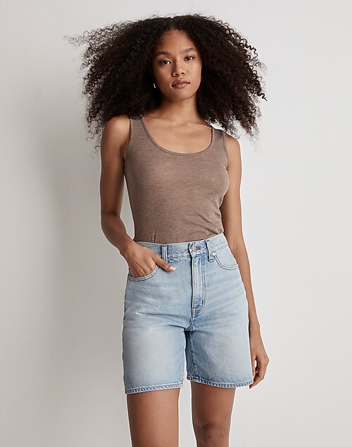 Madewell Women's Baggy Jean Shorts in Bessmund Wash - Size 29