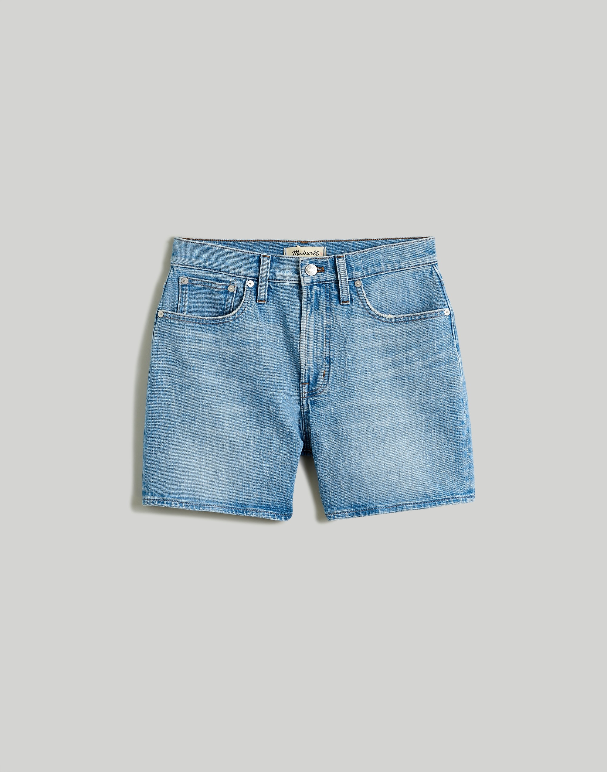 The Perfect Vintage Mid-Length Jean Short in Wainfleet Wash