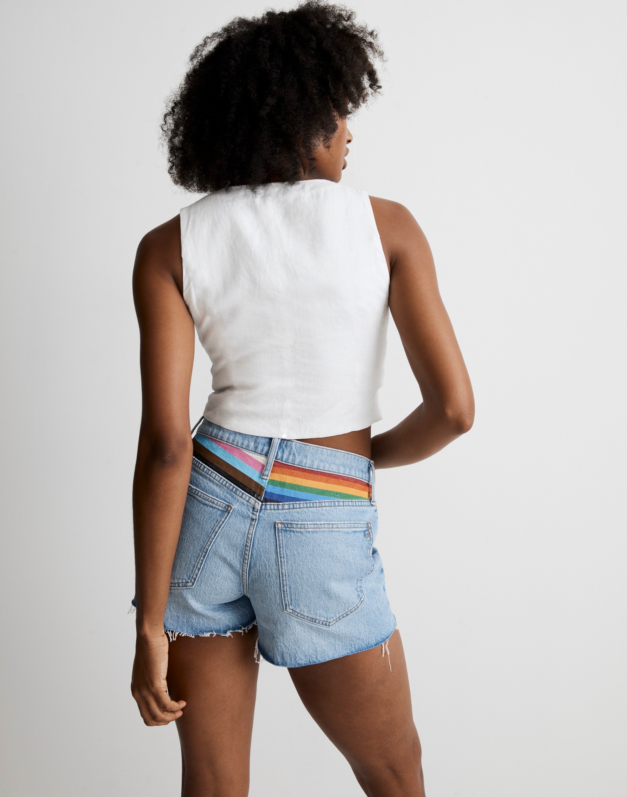 The Pride Relaxed Mid-Length Denim Short Alternate Image 3