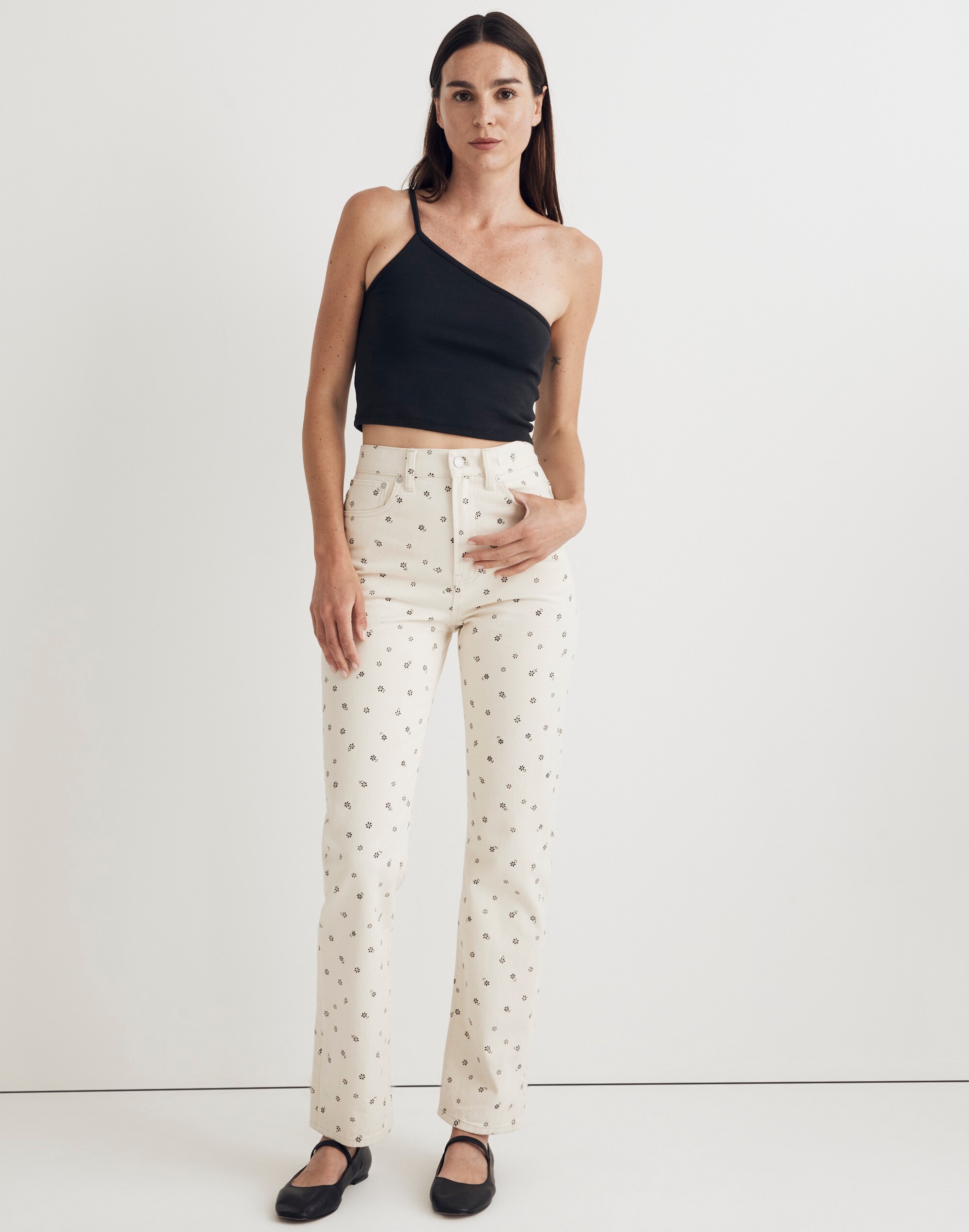 The '90s Straight Jean in Daisy Drizzle | Madewell
