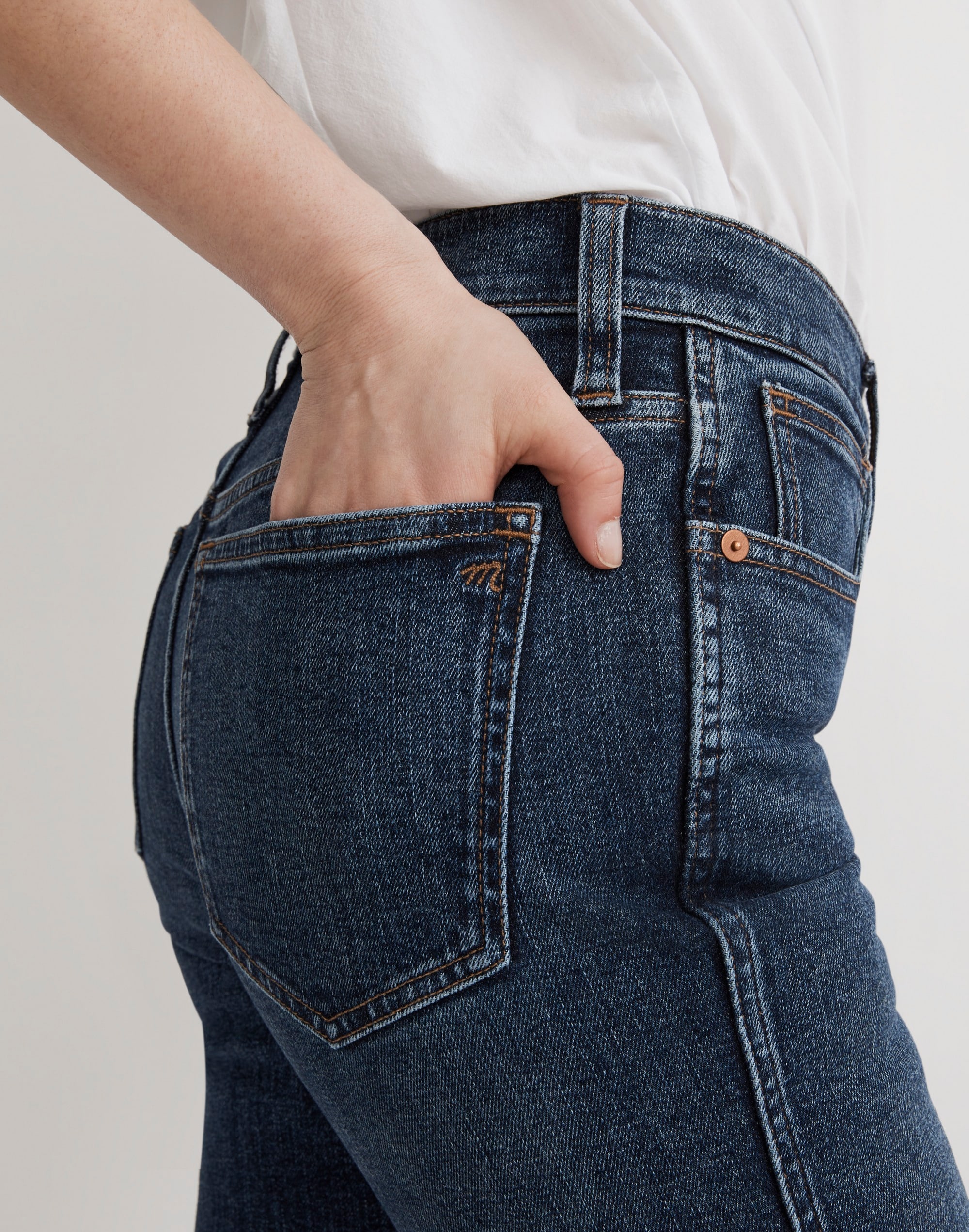 Mid-Rise Stovepipe Jeans