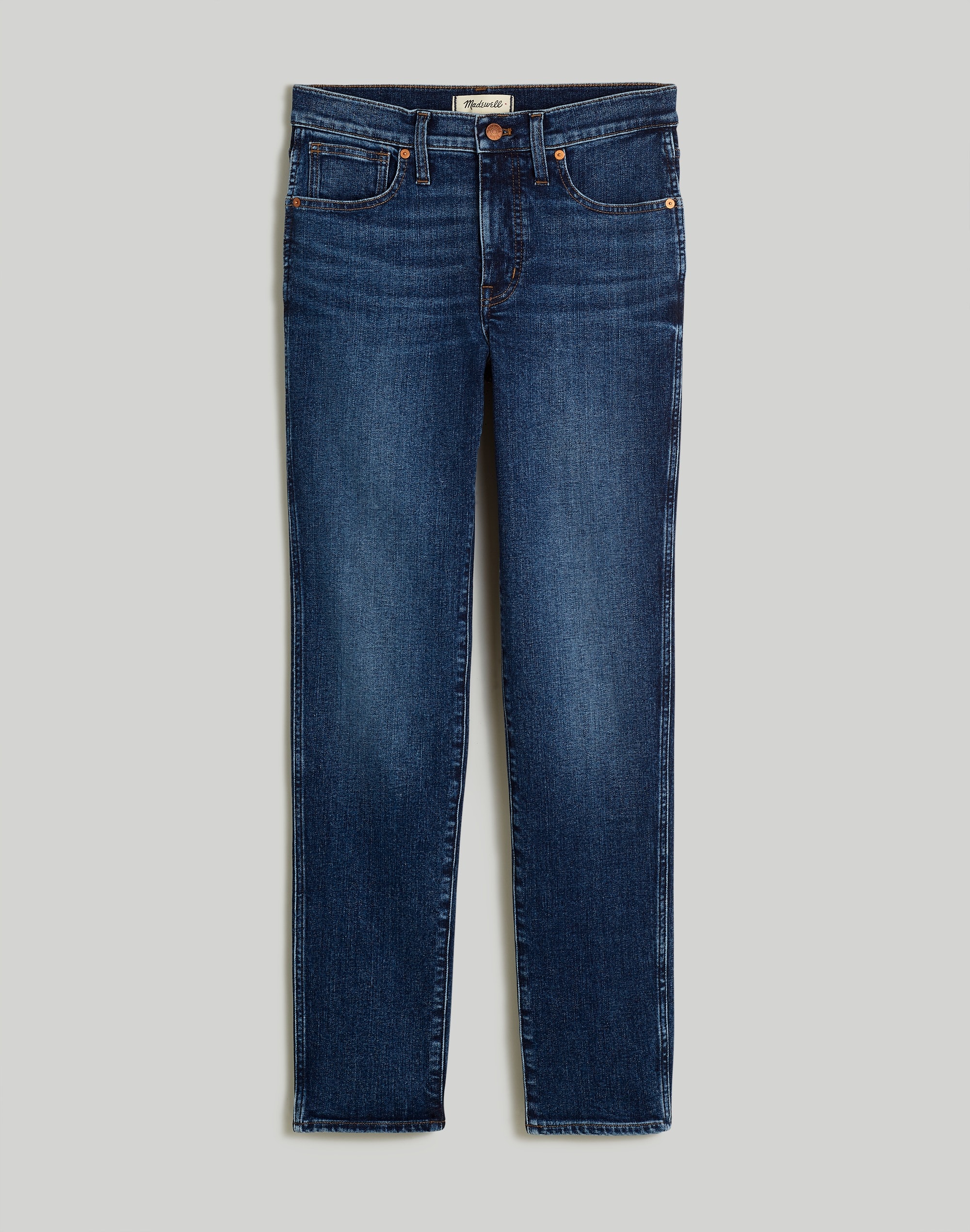 Mid-Rise Stovepipe Jeans