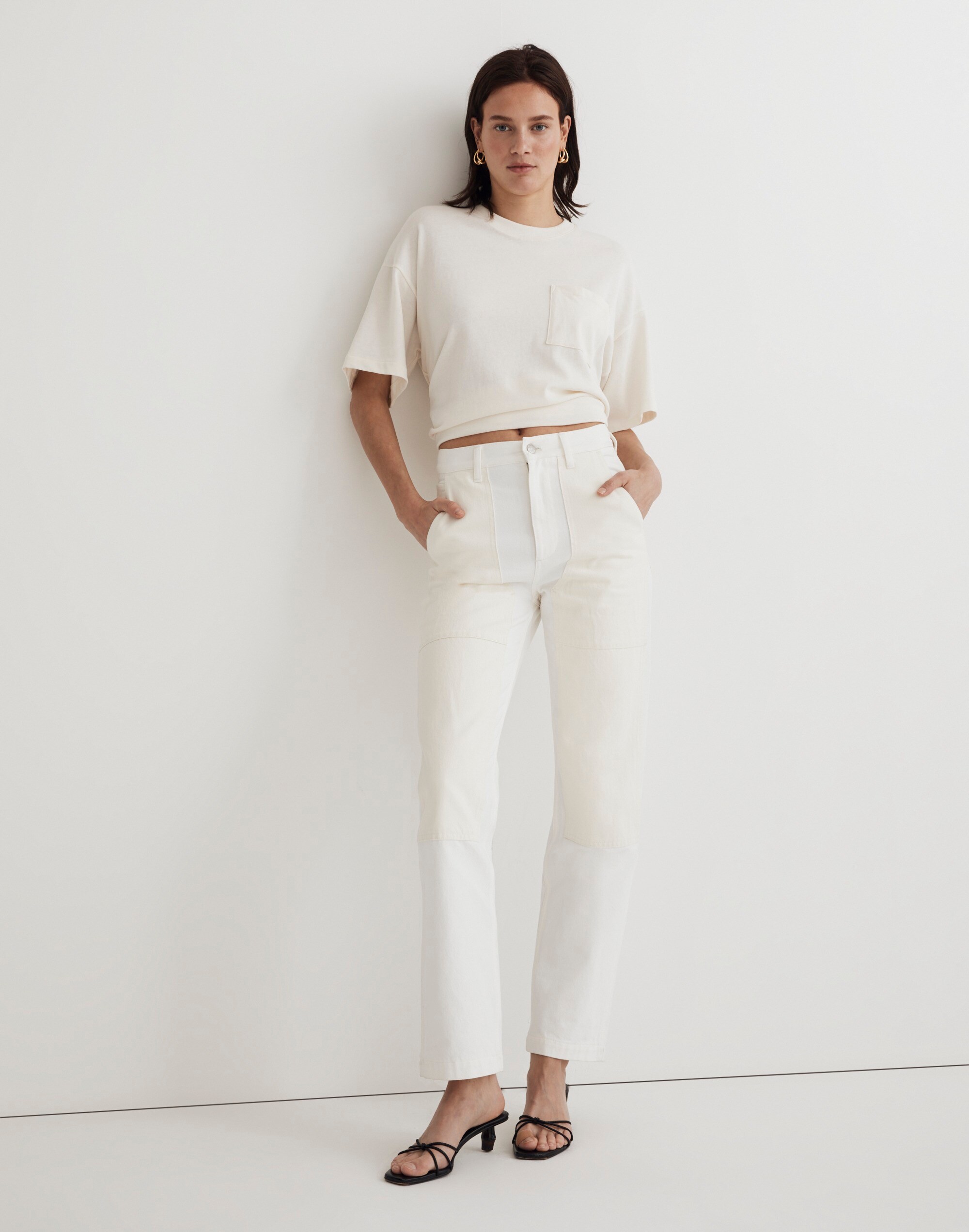 90s STONE  ホワイト ストレートデニム 初期 90s STONE ホワイト ストレートデニム 初期 90s STONE ISLAND ホワイト