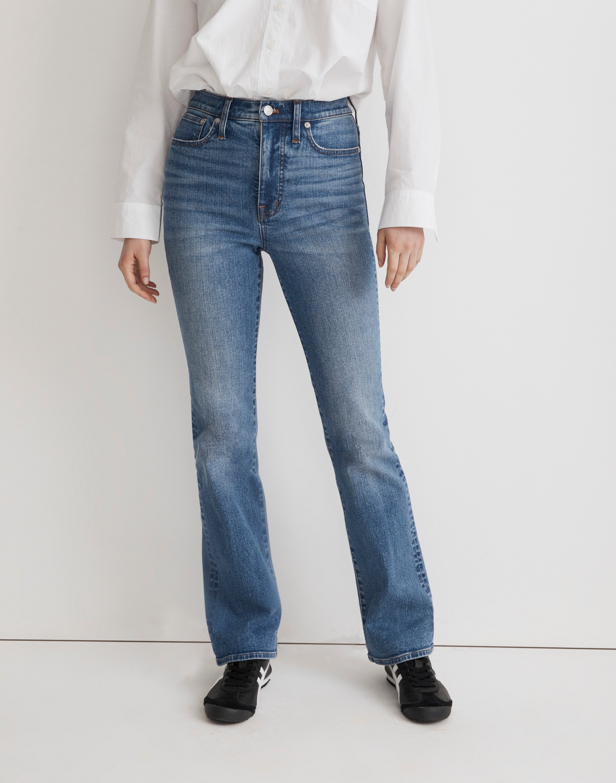 Skinny Flare Jeans in Fairson Wash