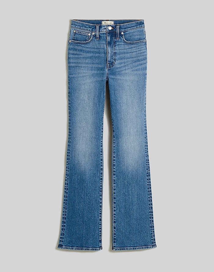 Blue Tall Women Flared Jeans in Sizes 0/2-22 and Up to 39.5 Inseam