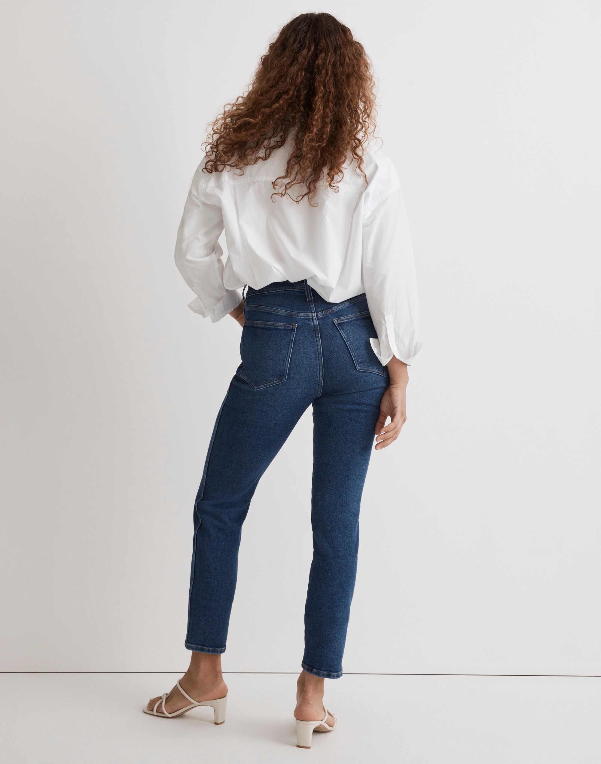 High-Rise Stovepipe Jeans Auraria Wash