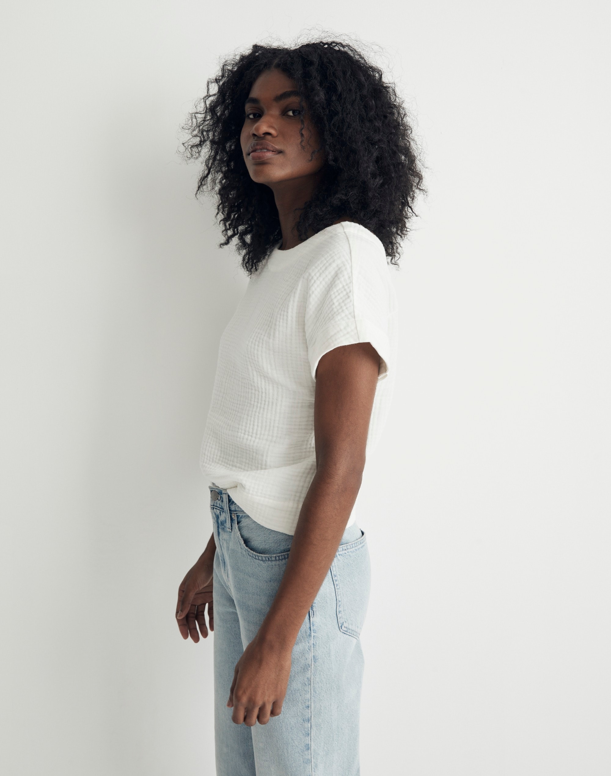 Double-Gauze Popover Top