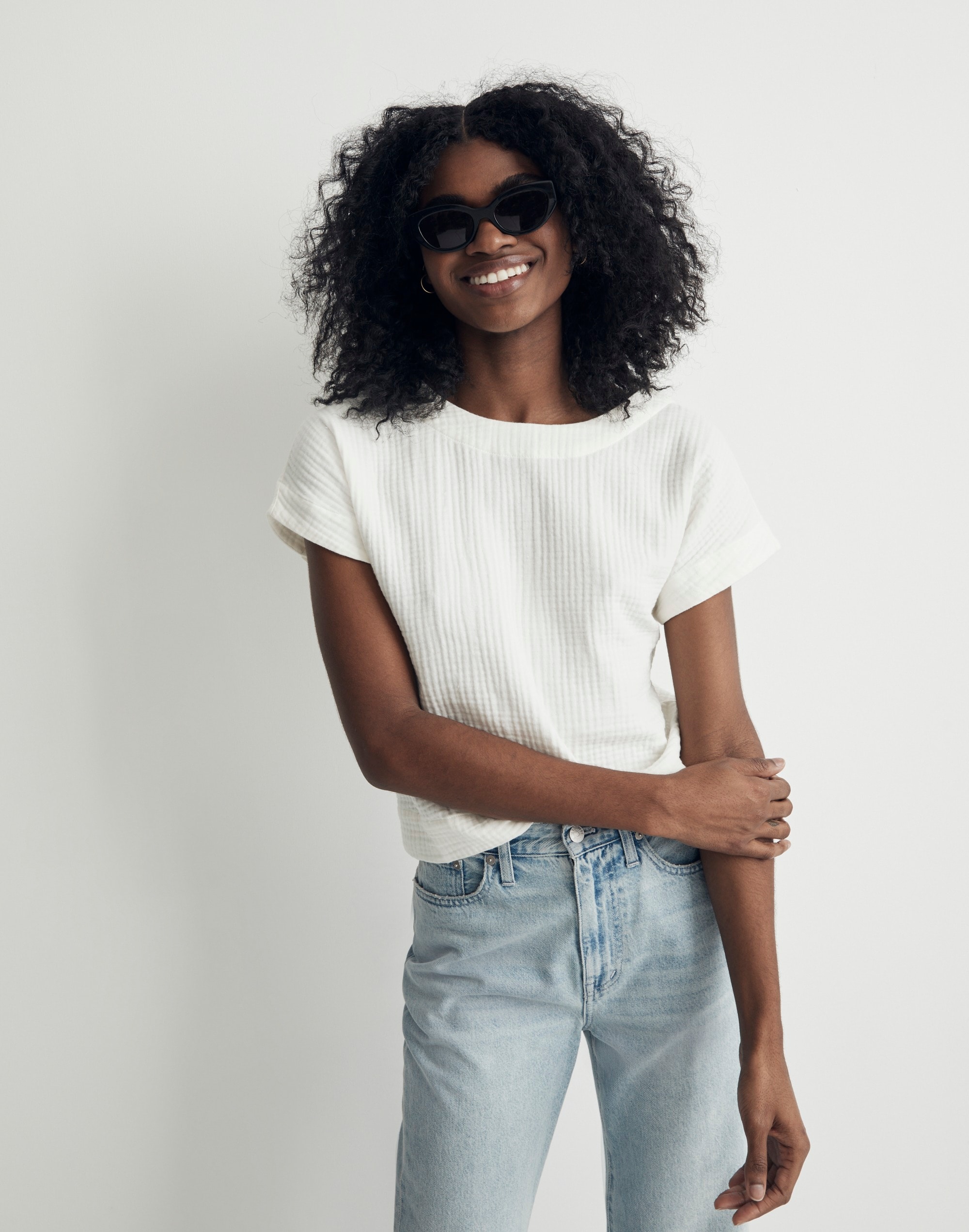 Double-Gauze Popover Top