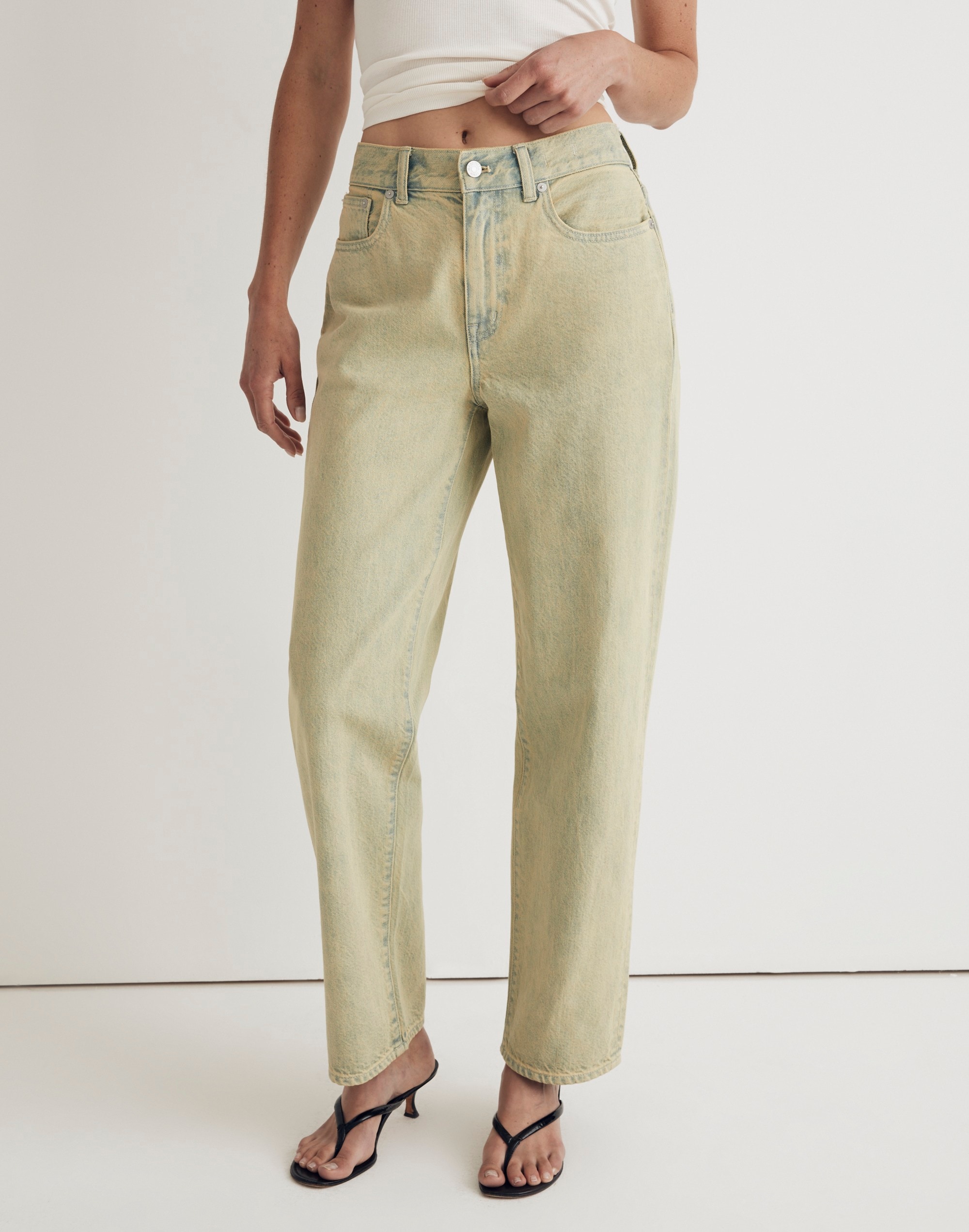 The Dadjean in Pale Daffodil: Acid Wash Edition