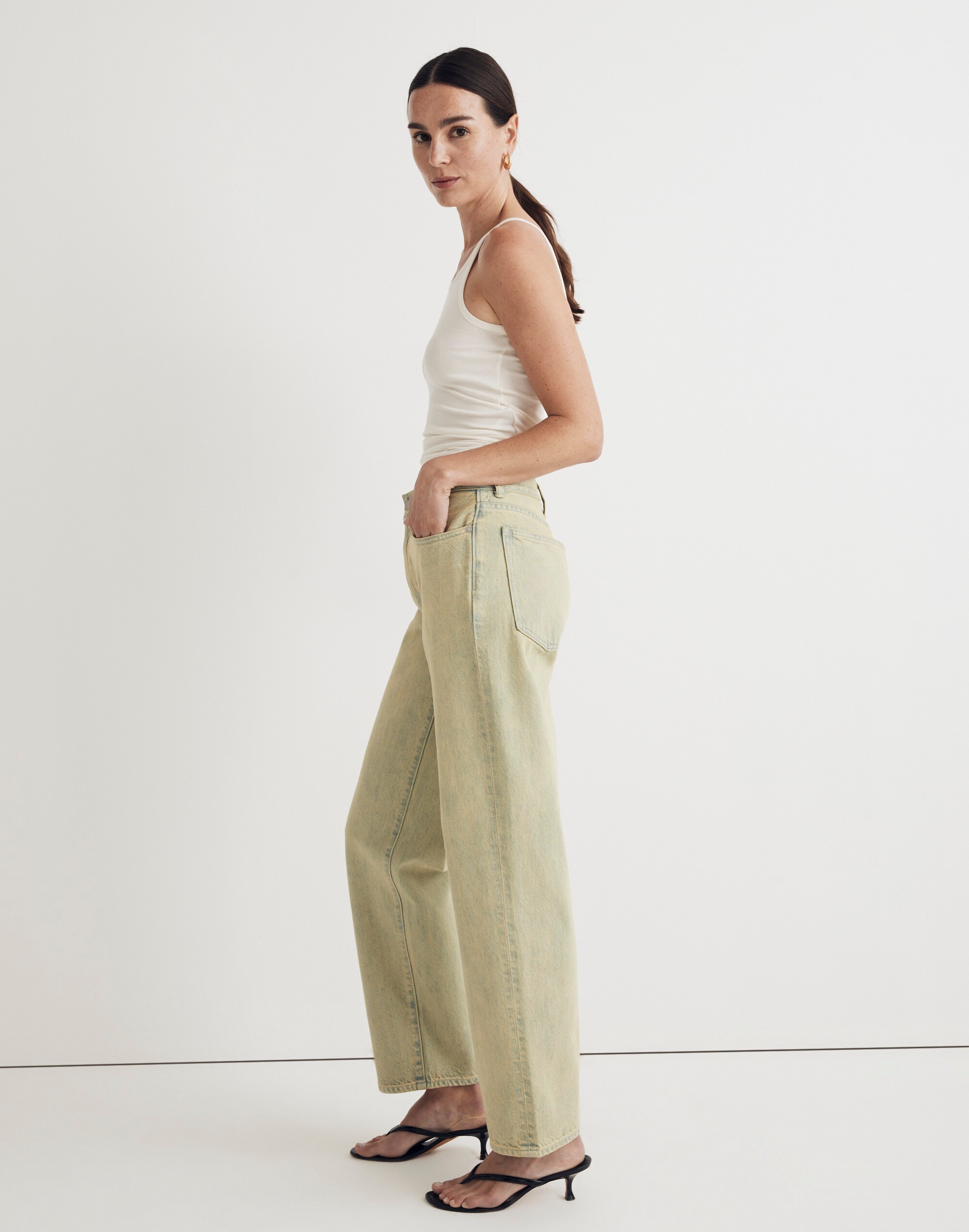 The Dadjean in Pale Daffodil: Acid Wash Edition