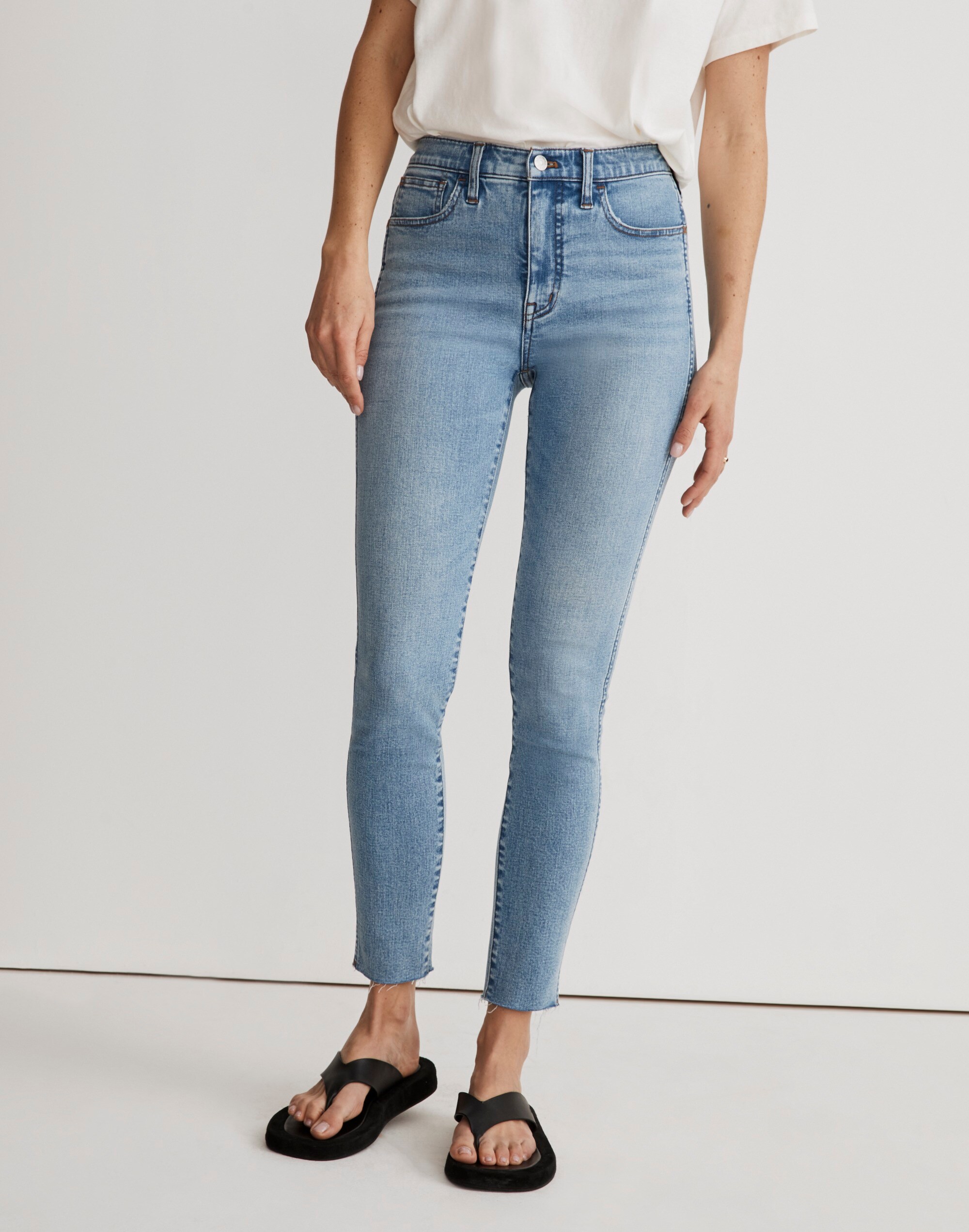 10" High-Rise Roadtripper Authentic Skinny Jeans in Bruening Wash