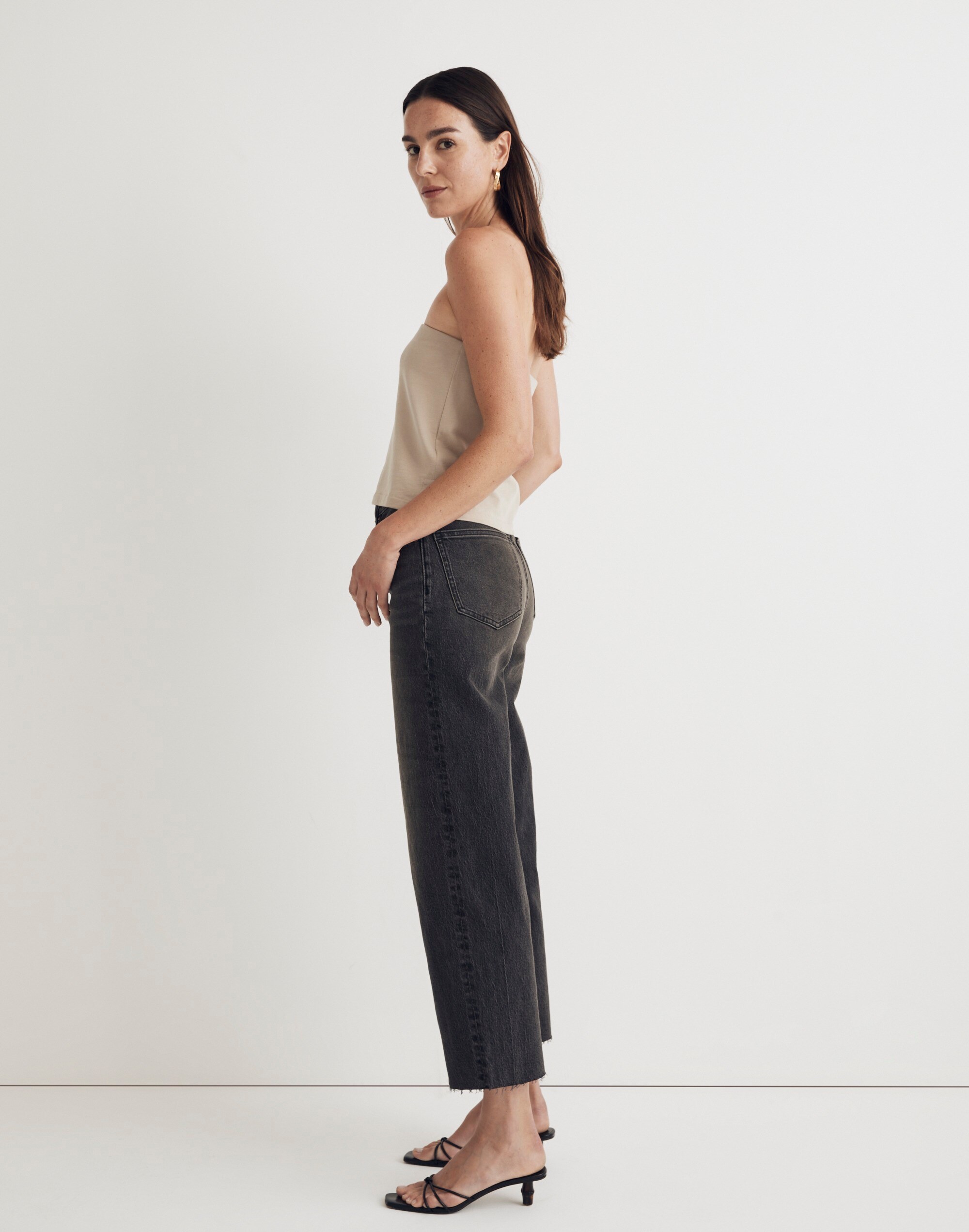 The Perfect Vintage Wide-Leg Crop Jean