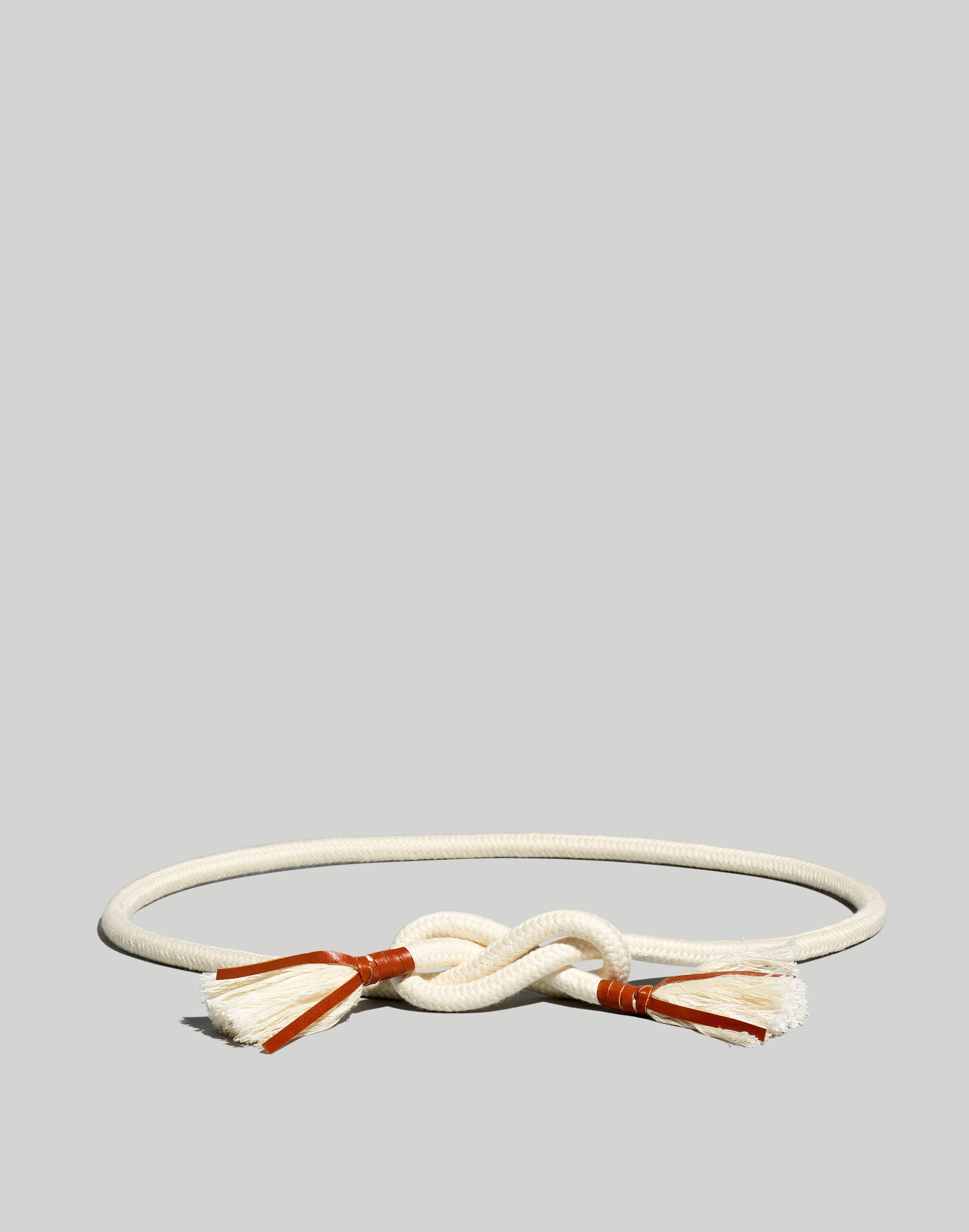 rope tubular tie belt