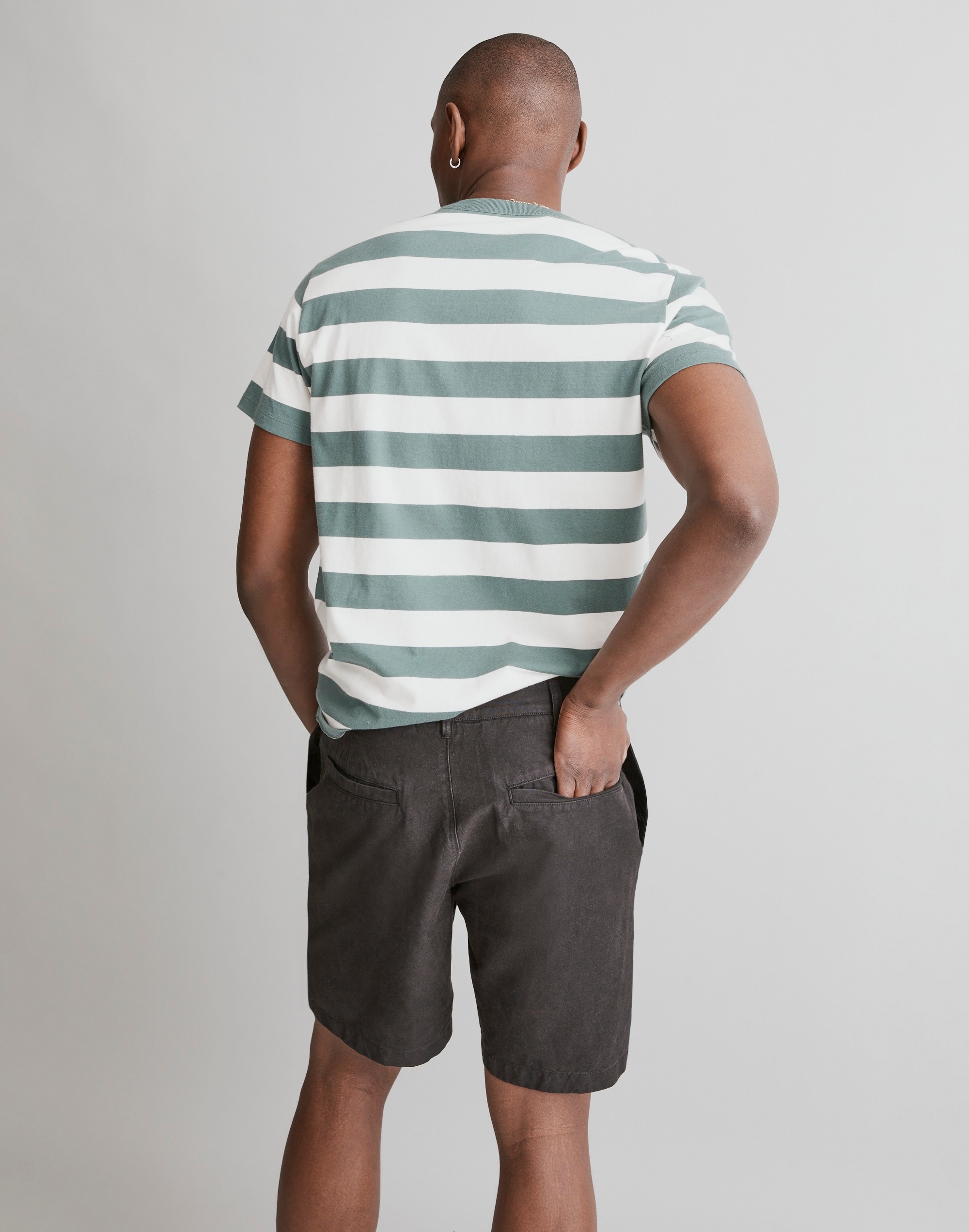 Hemp-Cotton-Blend Oversized Shorts