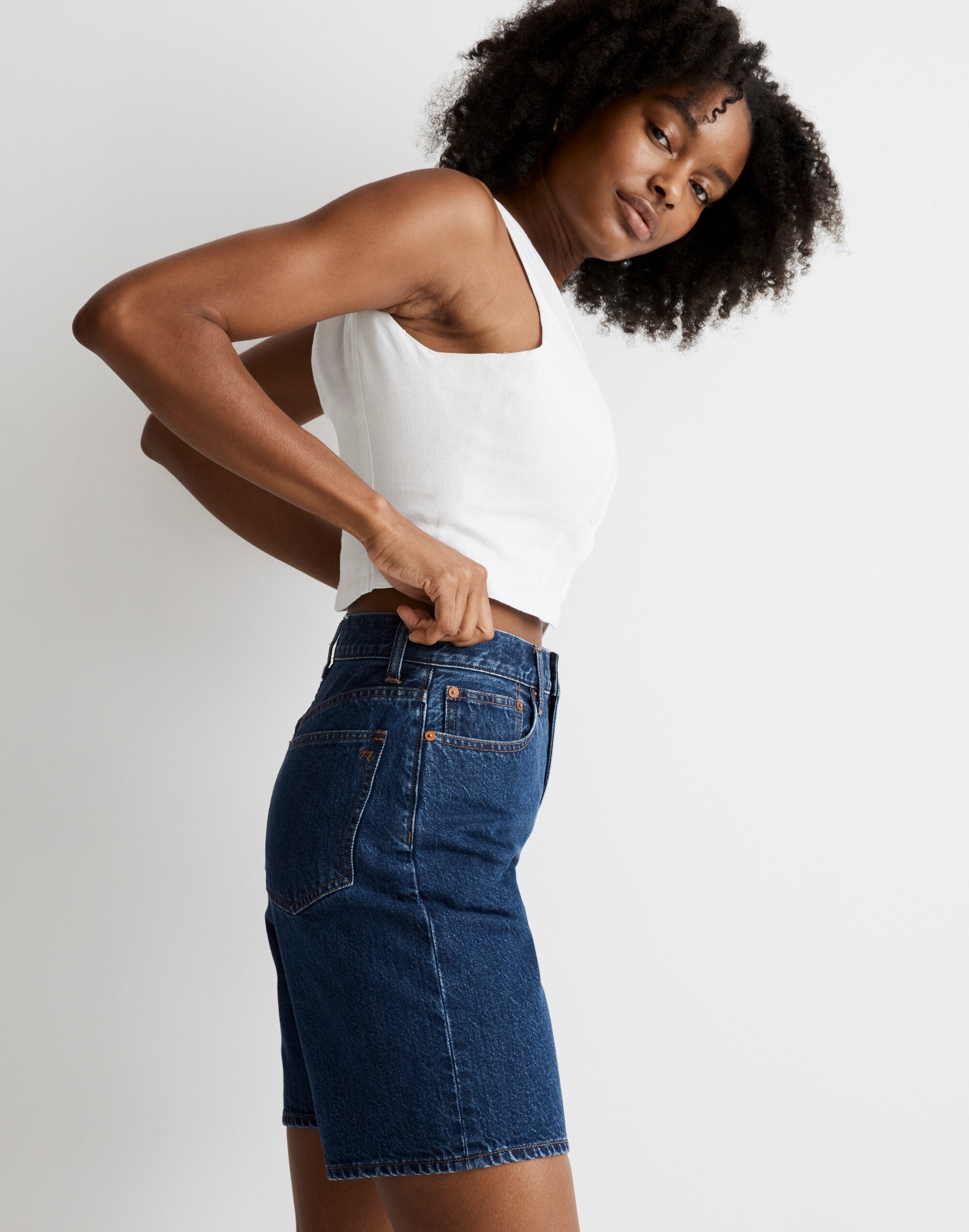 Bermuda Jean Shorts in Deardorff Wash