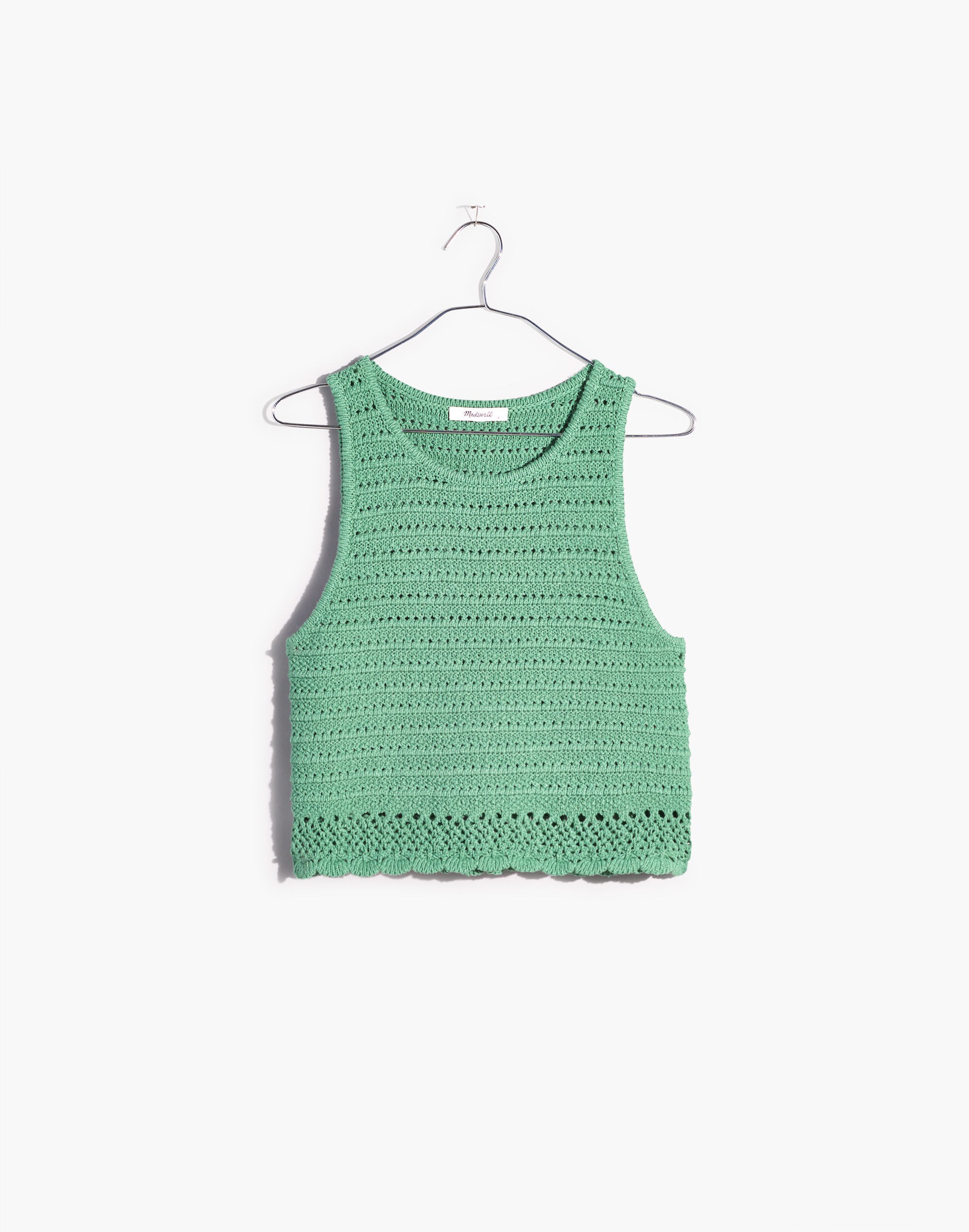 Plus Kellen Crocheted Sweater Tank