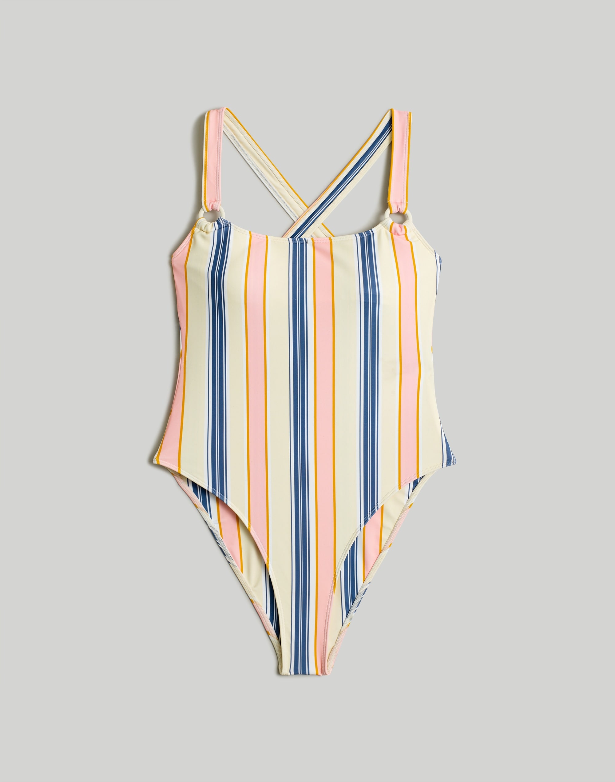 Madewell x OOKIOH Costa One-Piece Swimsuit Cabana Stripe