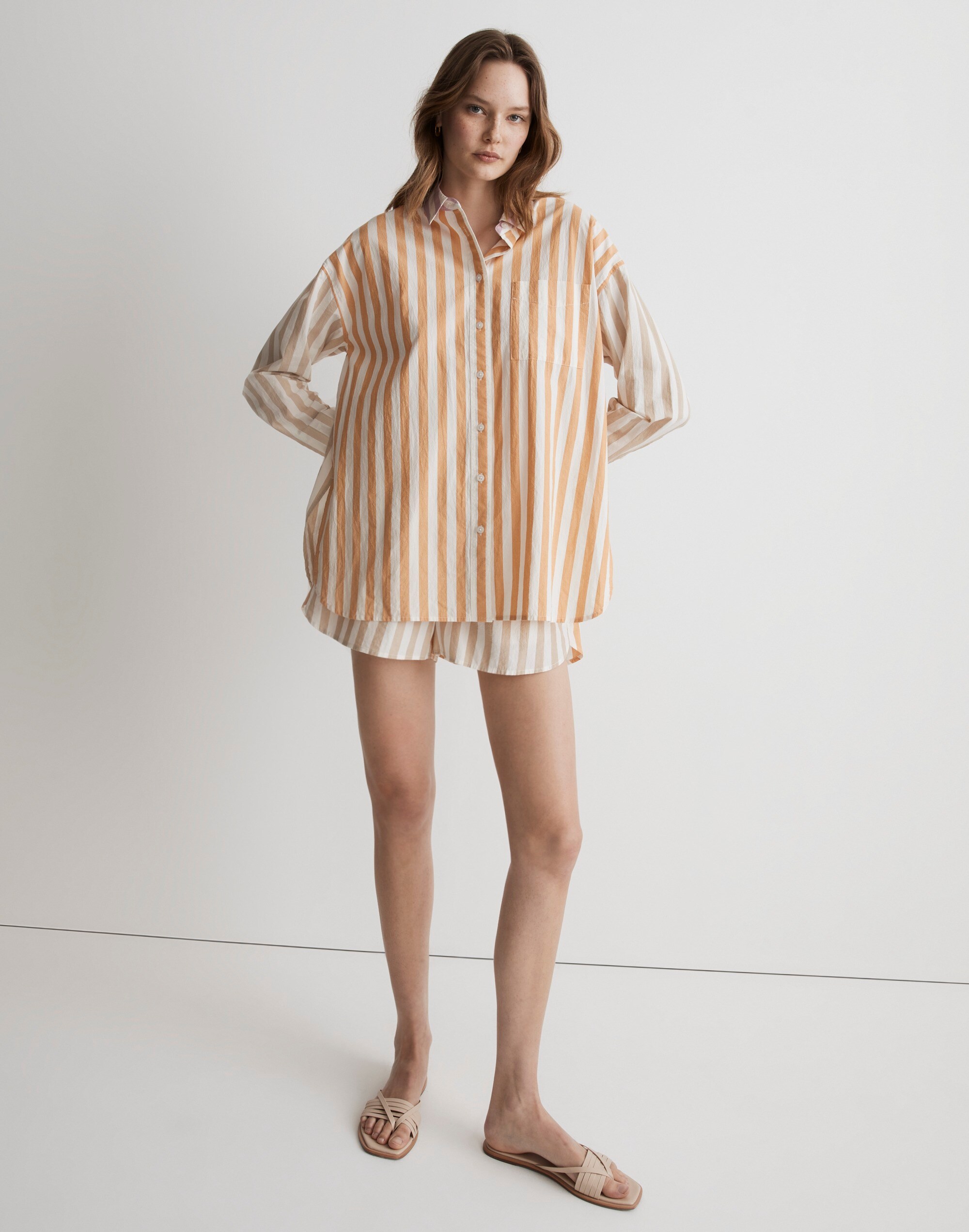 Signature Poplin Oversized Shirt