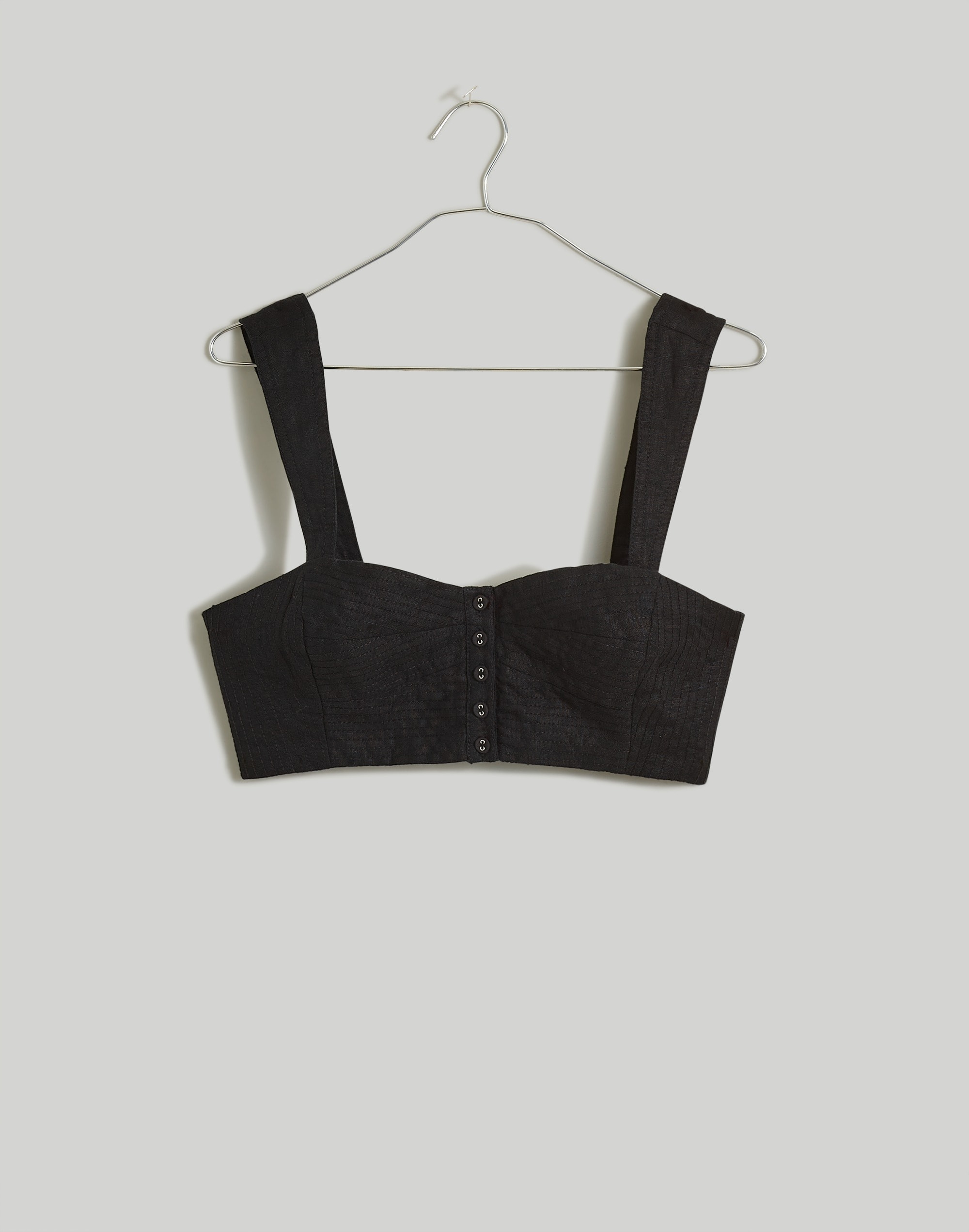 100% Linen Sweetheart Bralette