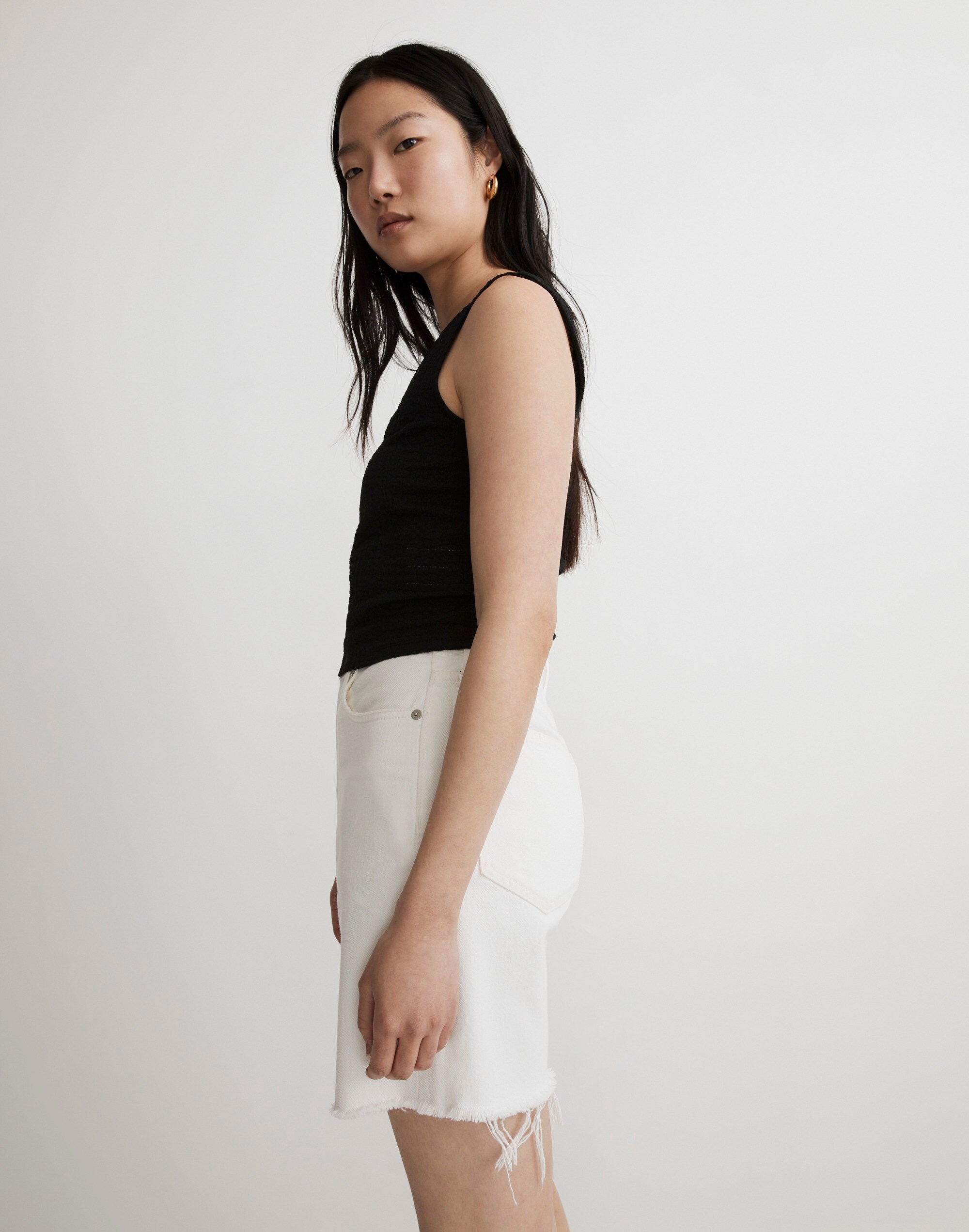 V-Neck Sleeveless Crop Top