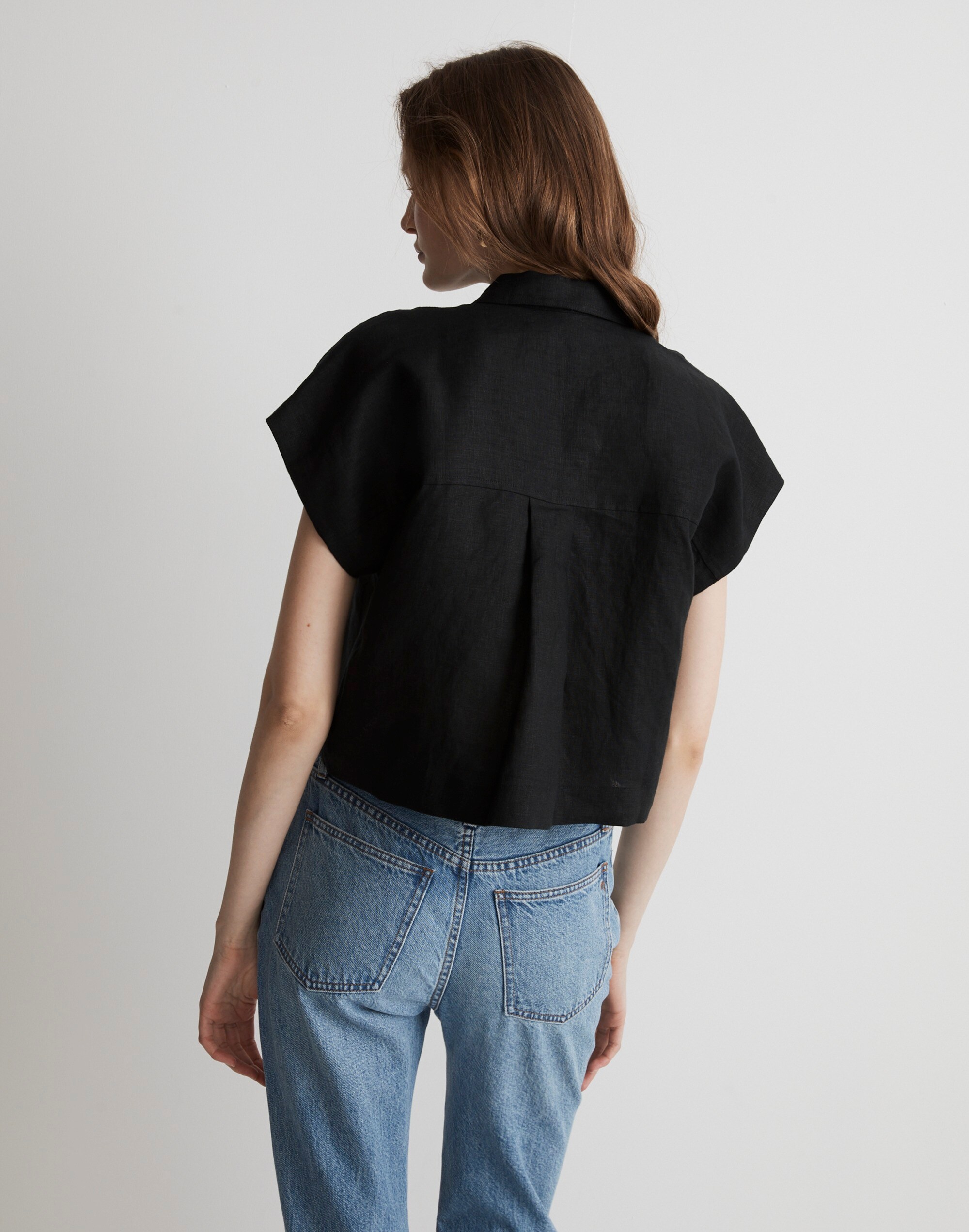 100% Linen Dolman Shirt