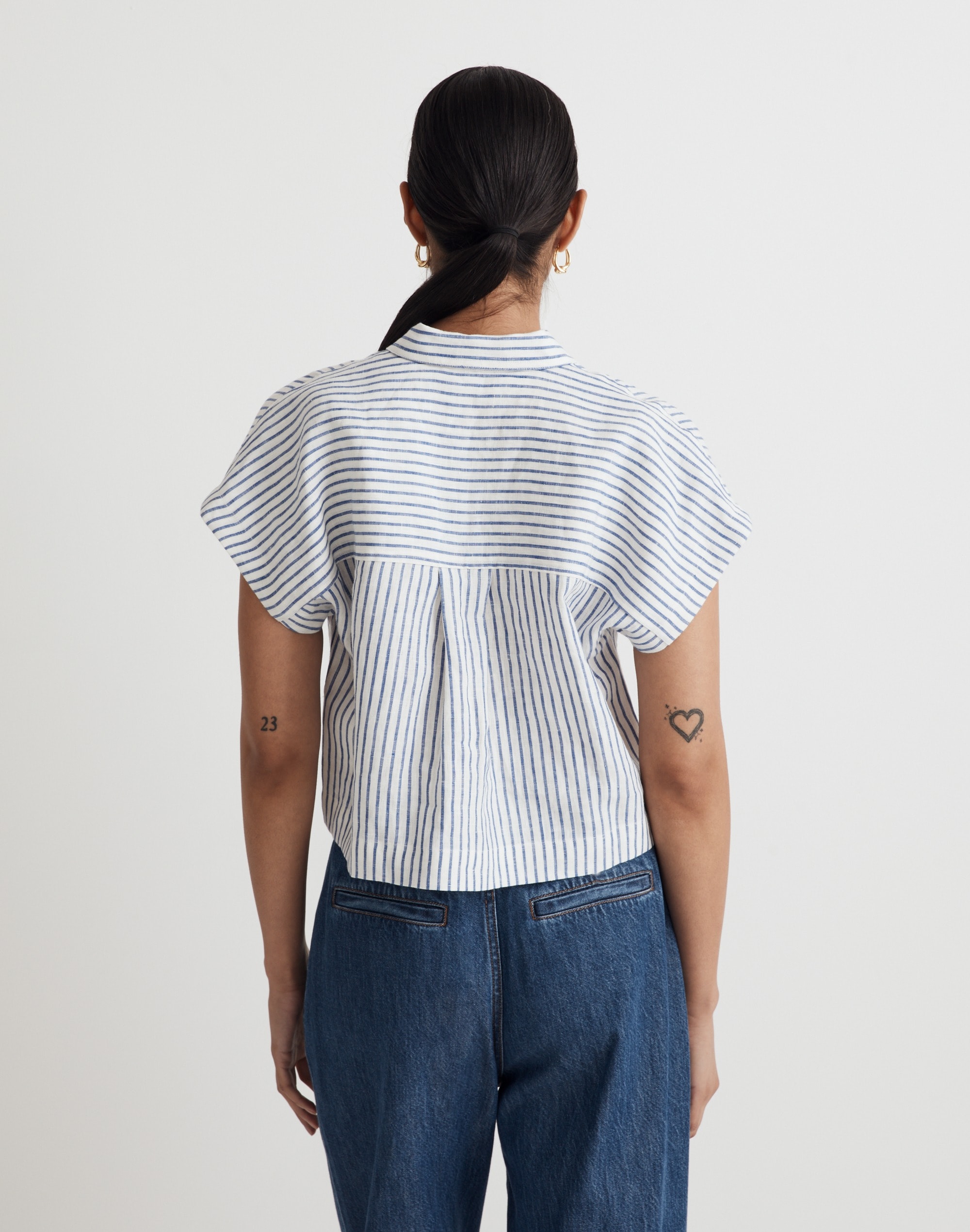 100% Linen Dolman Shirt