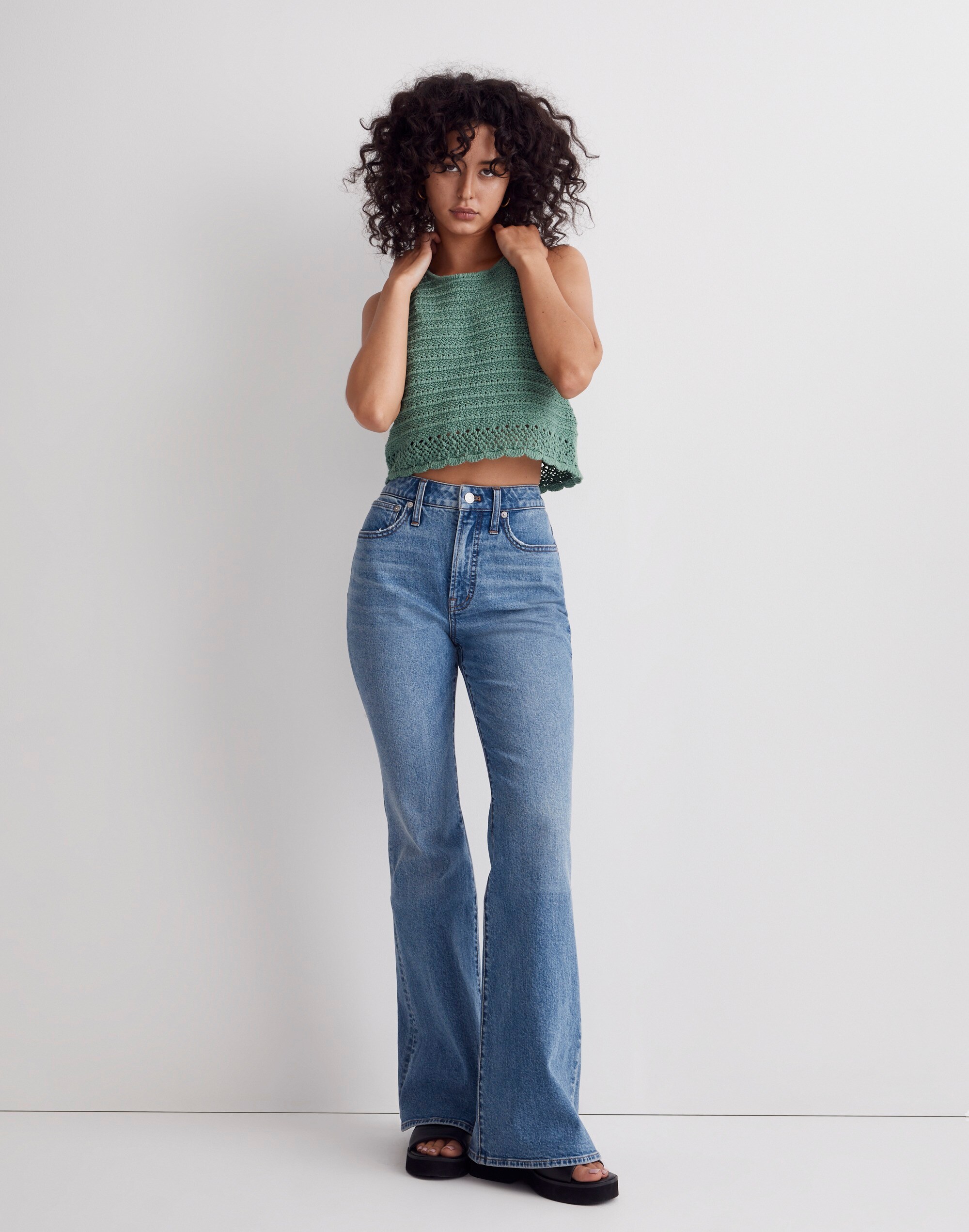 Kellen Crocheted Sweater Tank