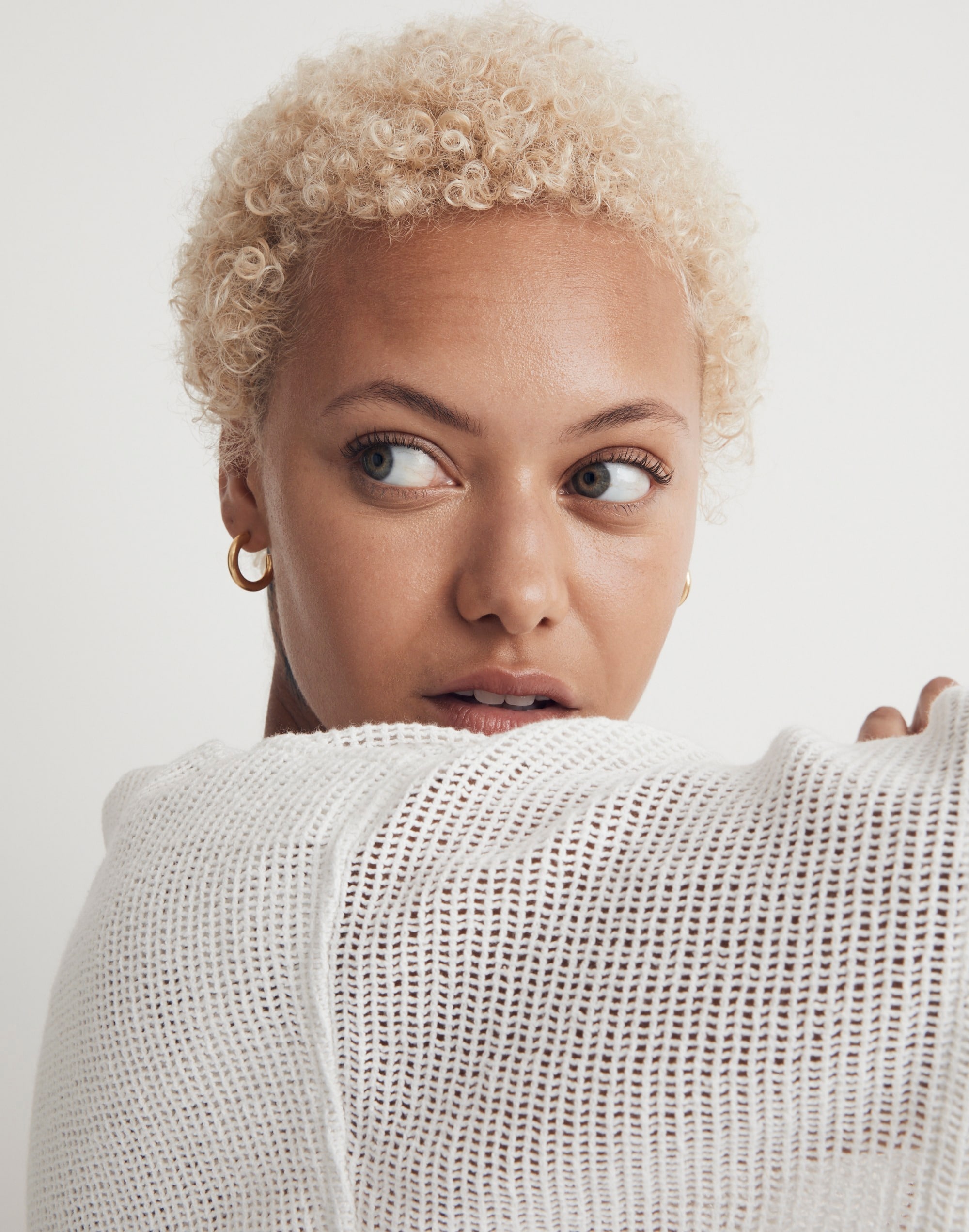 Cotton Mesh Camp Shirt