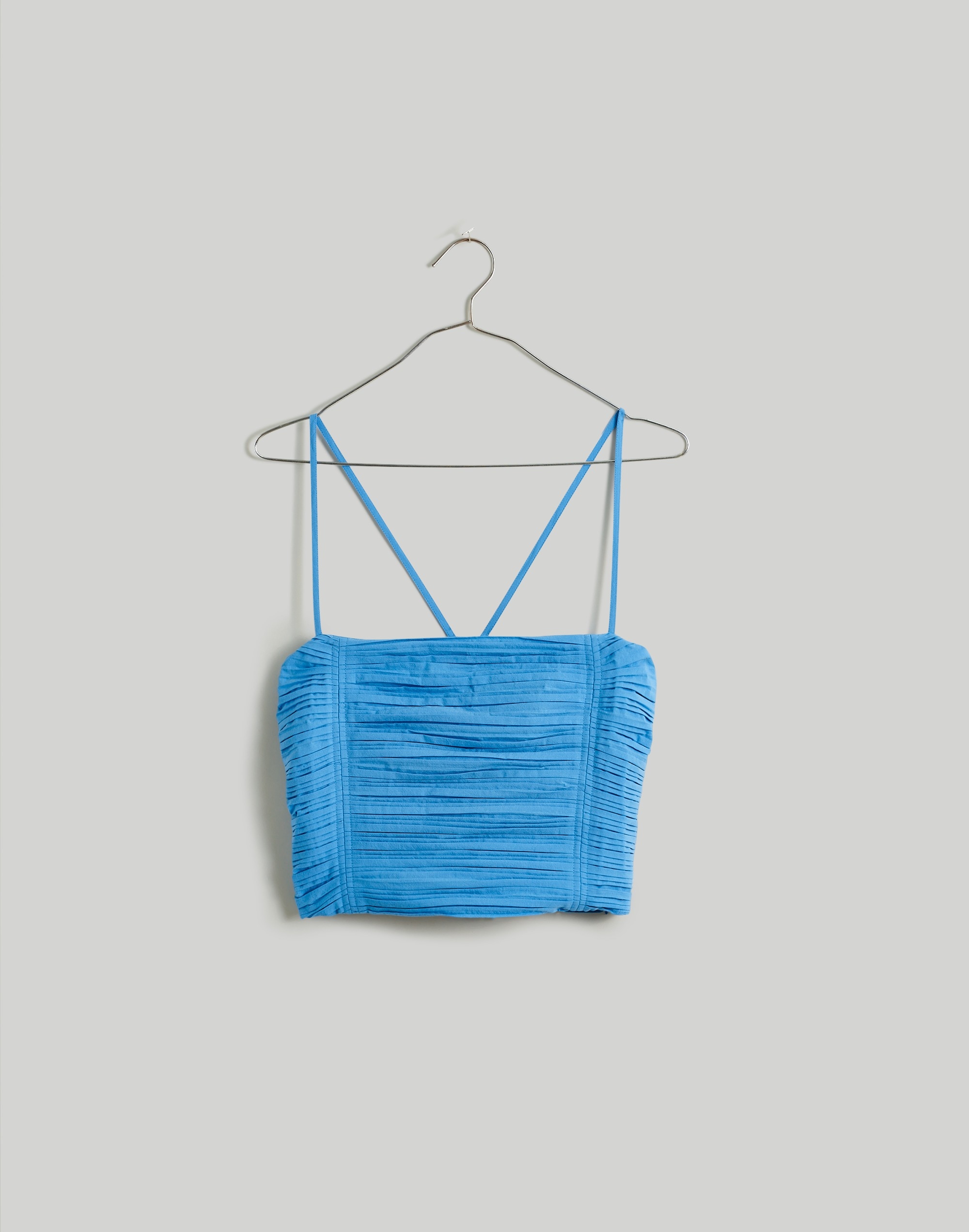 Poplin Crop Tube Top