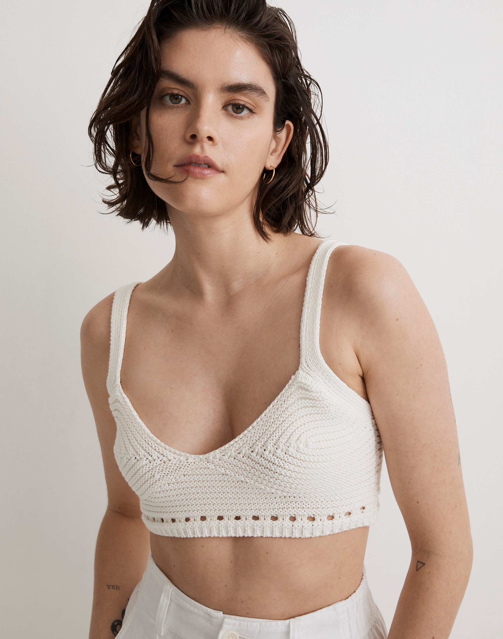 Crochet Sweater Bralette Alternate Image 4
