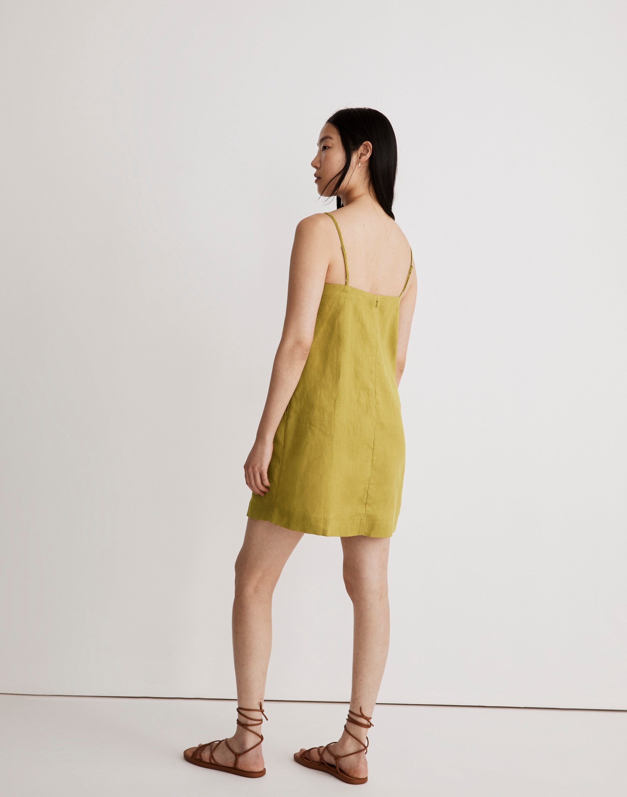 Goldie Mini Dress in 100% Linen