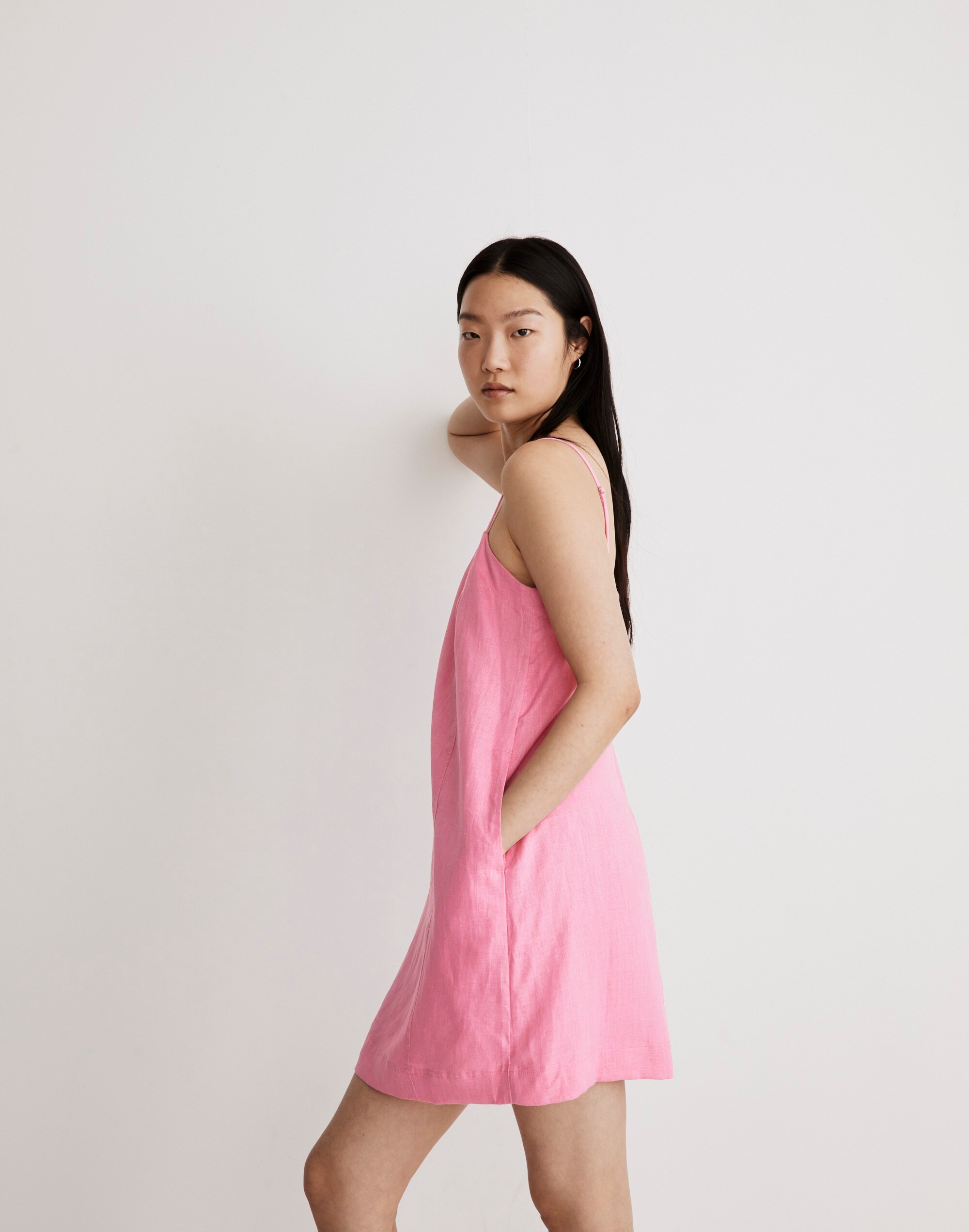 Goldie Mini Dress in 100% Linen