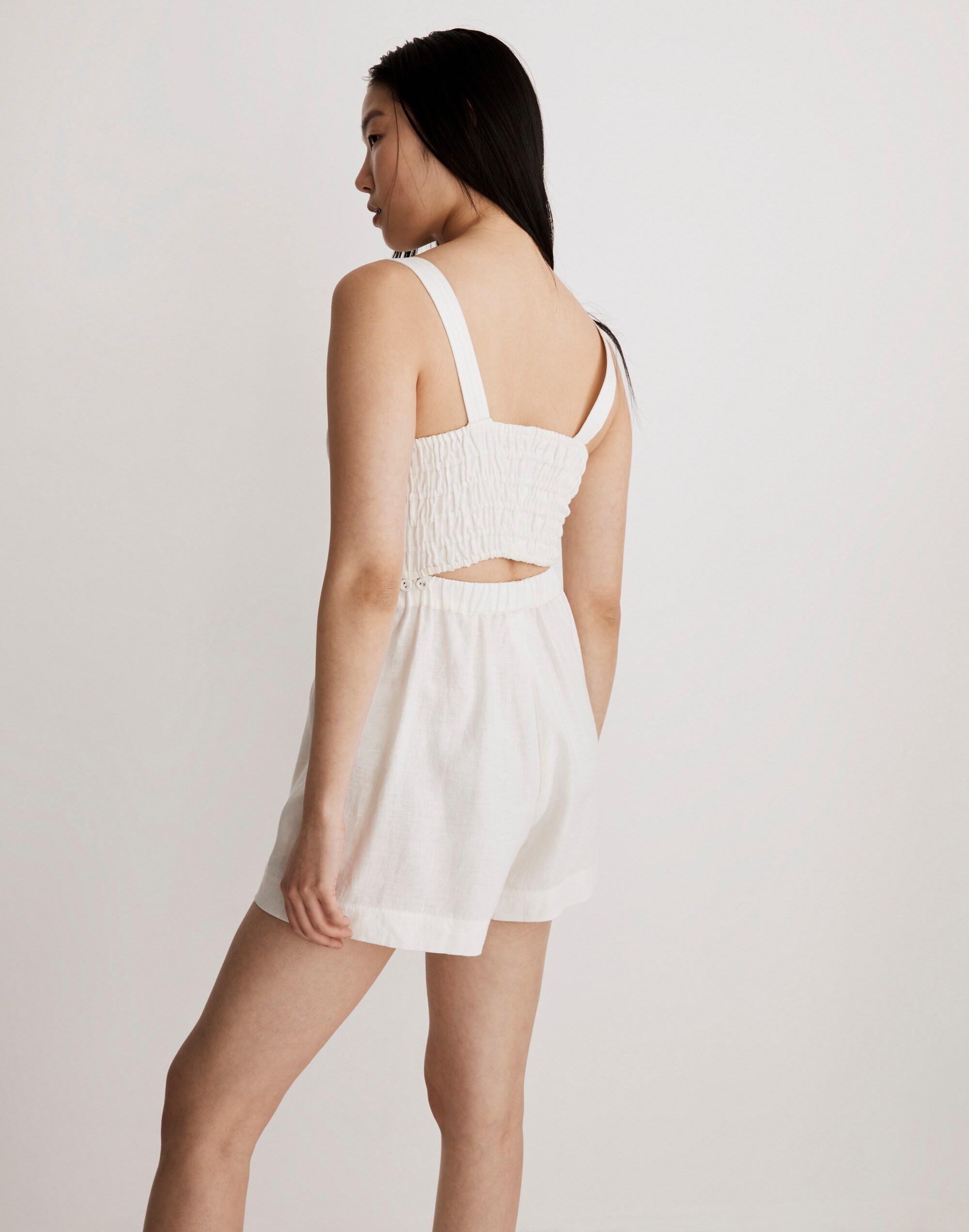 Tailored Sleeveless Romper main image 1