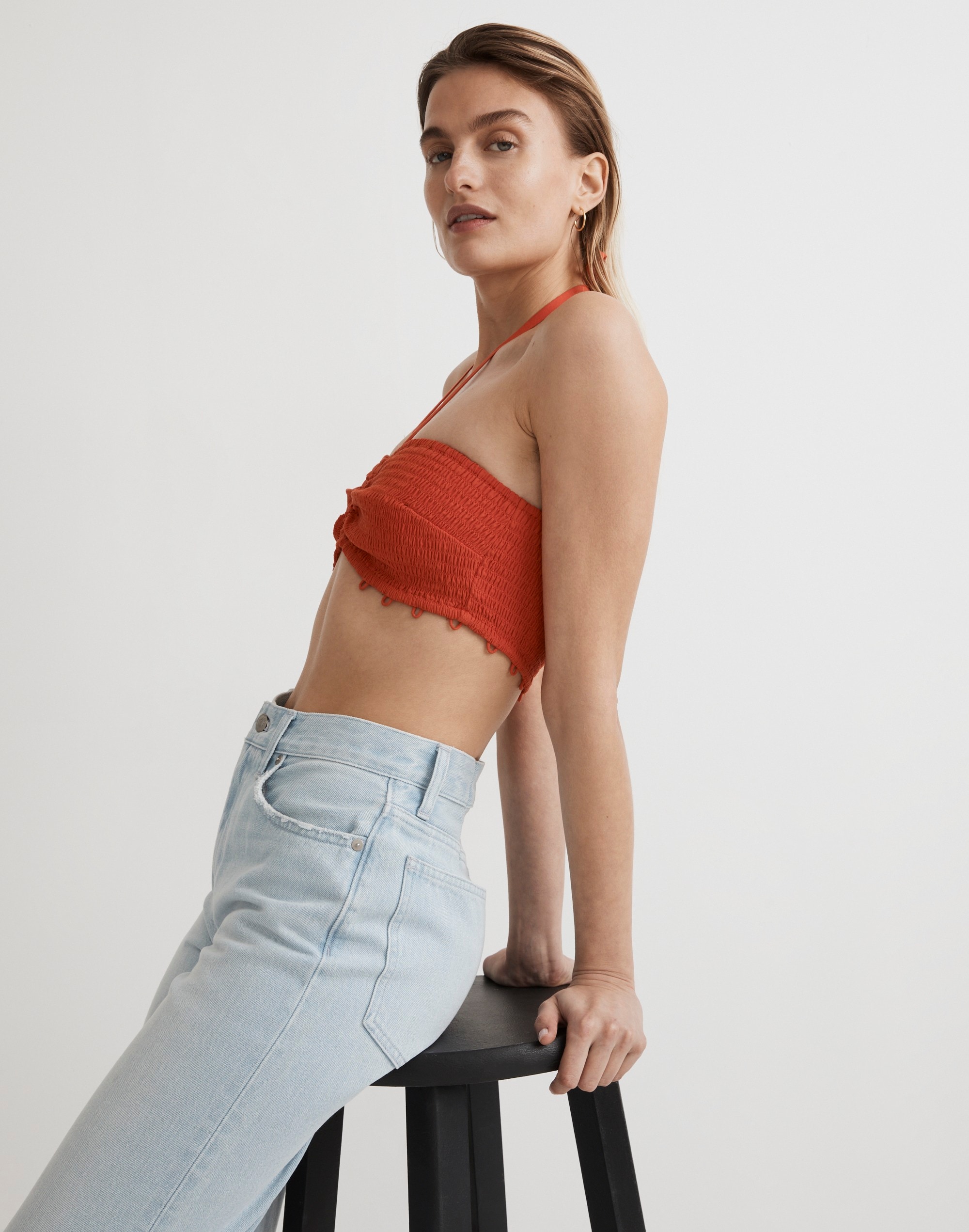 Modular Halter Midi Dress