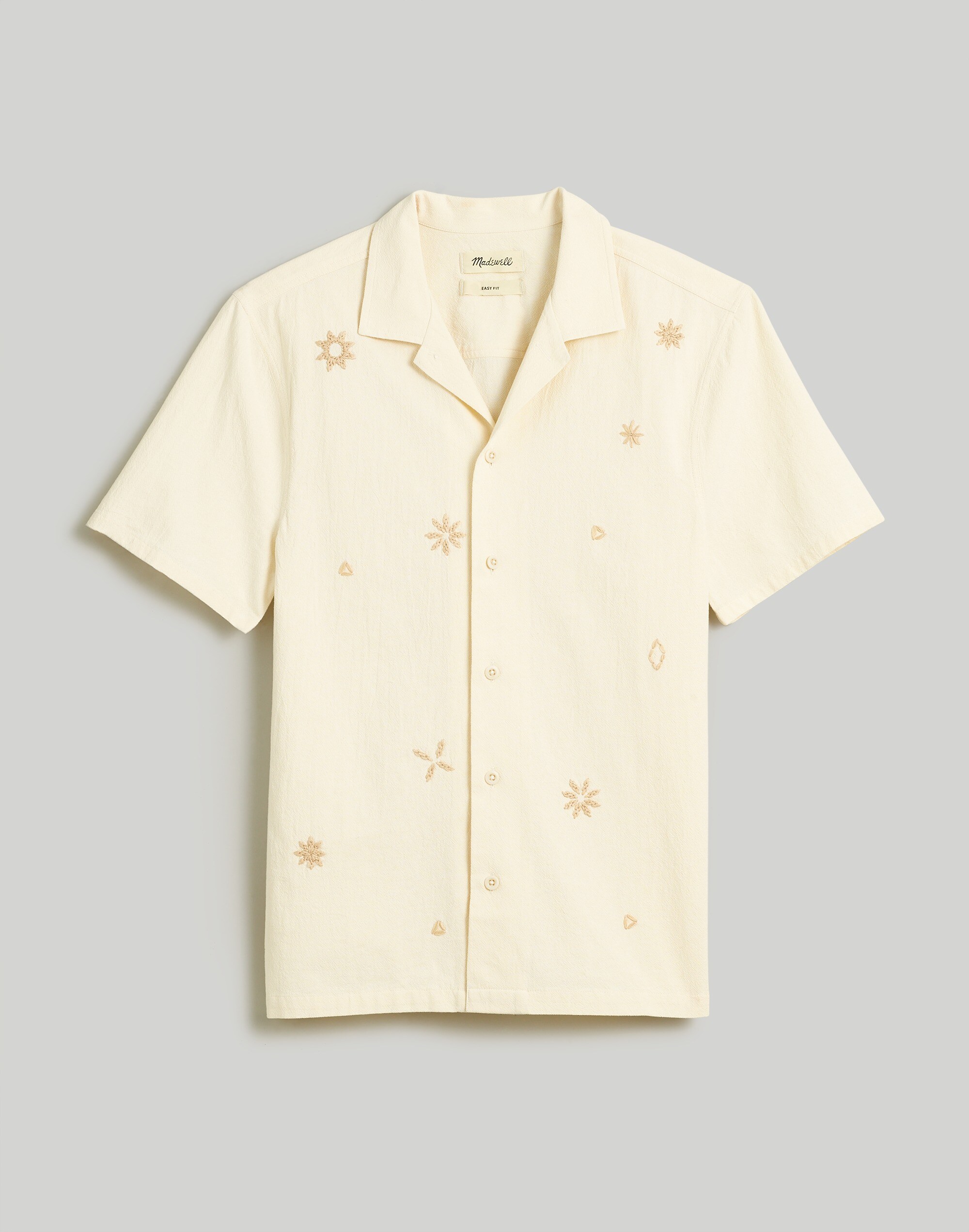 Embroidered Easy Short-Sleeve Shirt