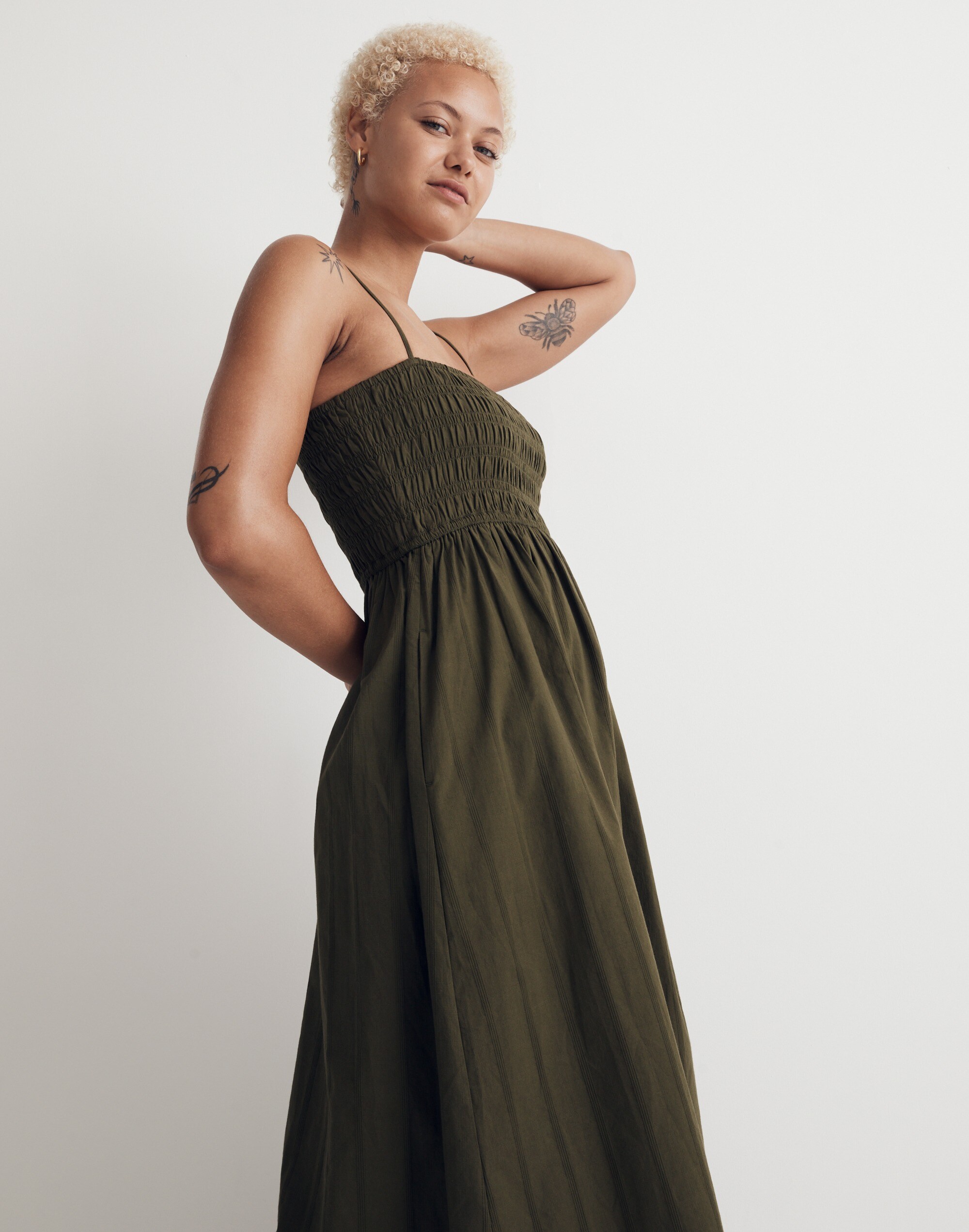 Theo Sleeveless Midi Dress