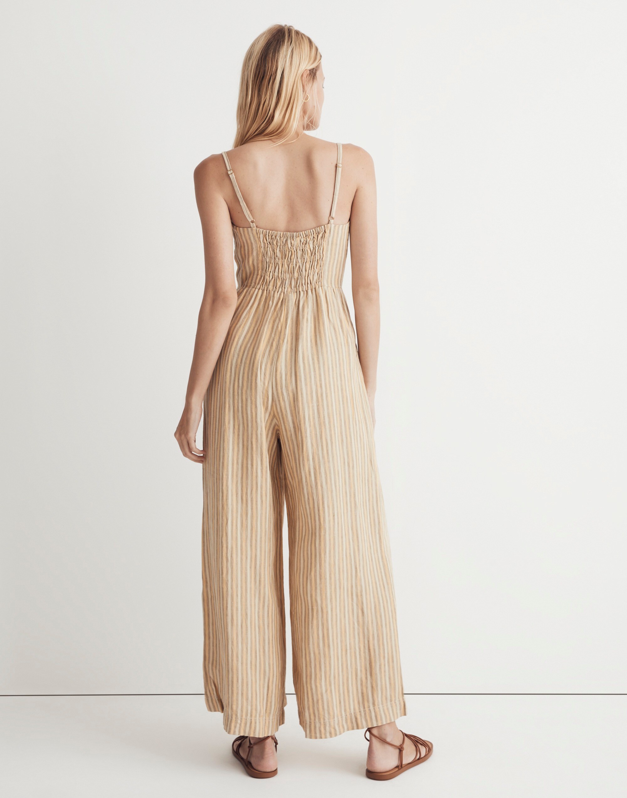 Sleeveless Wide-Leg Jumpsuit