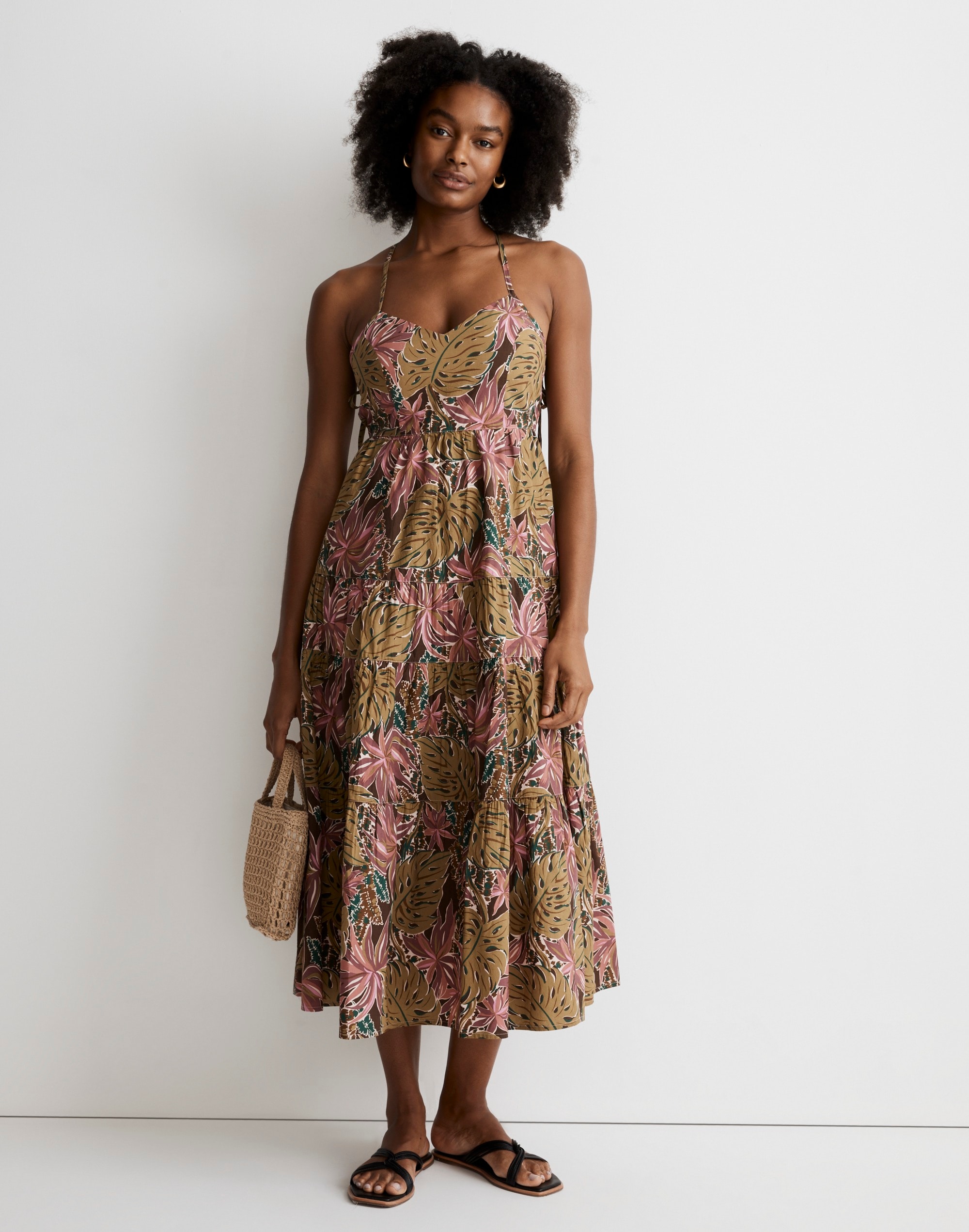 Sidonie Poplin Maxi Dress