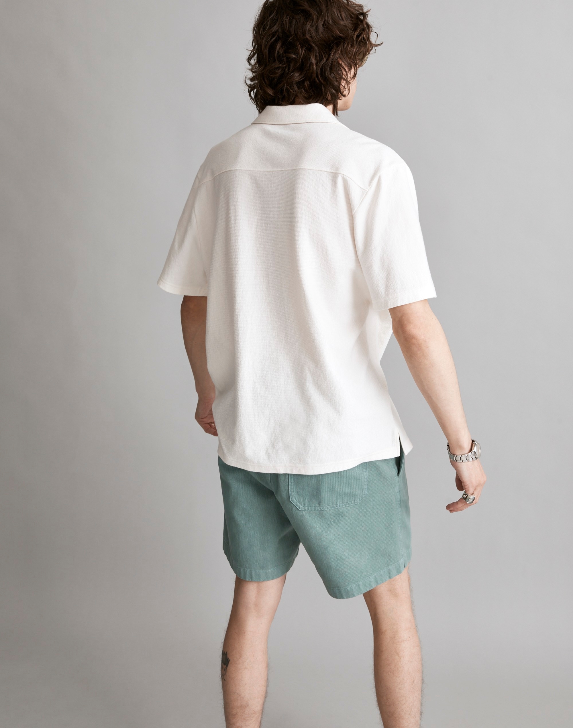 Textured Easy Short-Sleeve Shirt