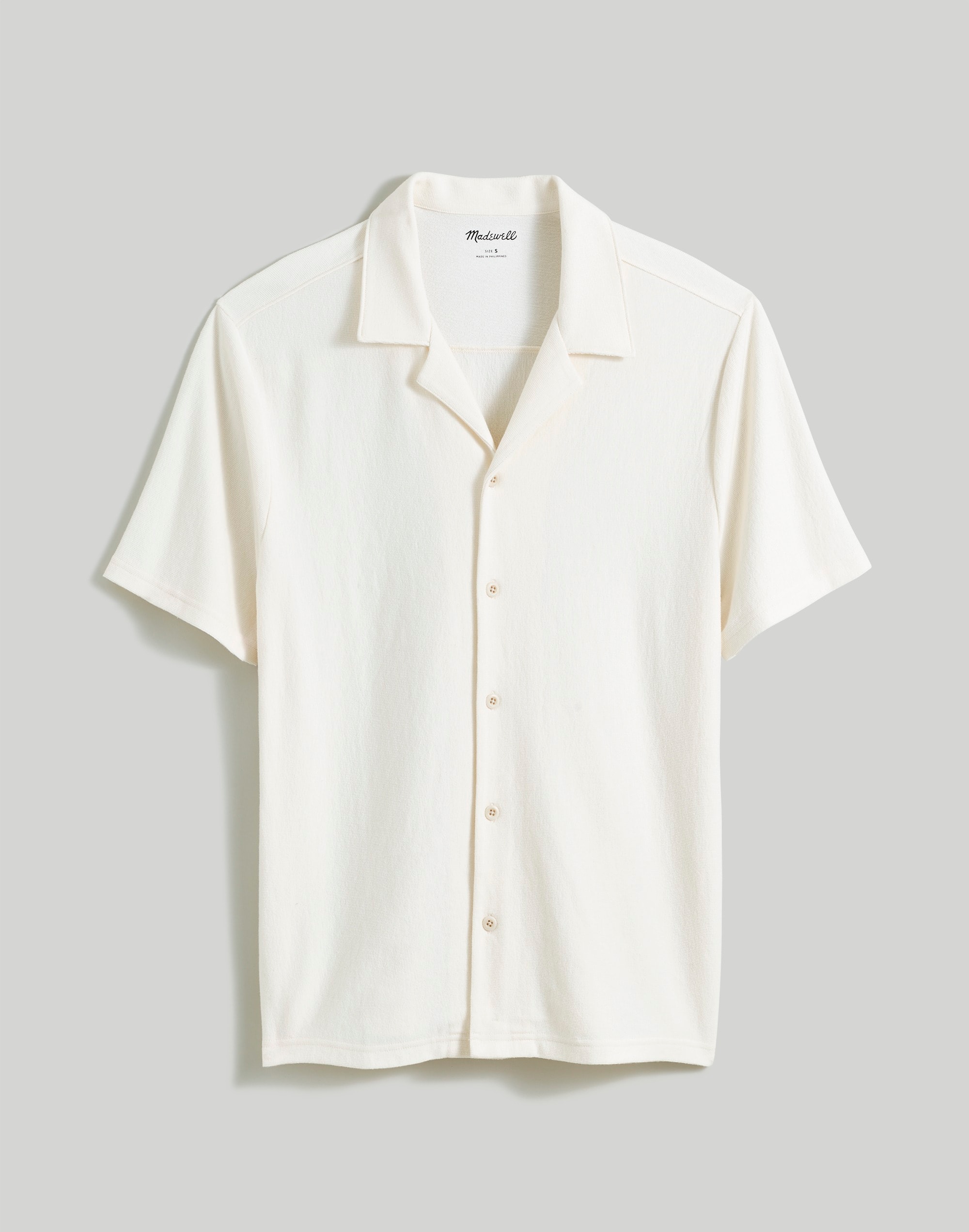 Textured Easy Short-Sleeve Shirt